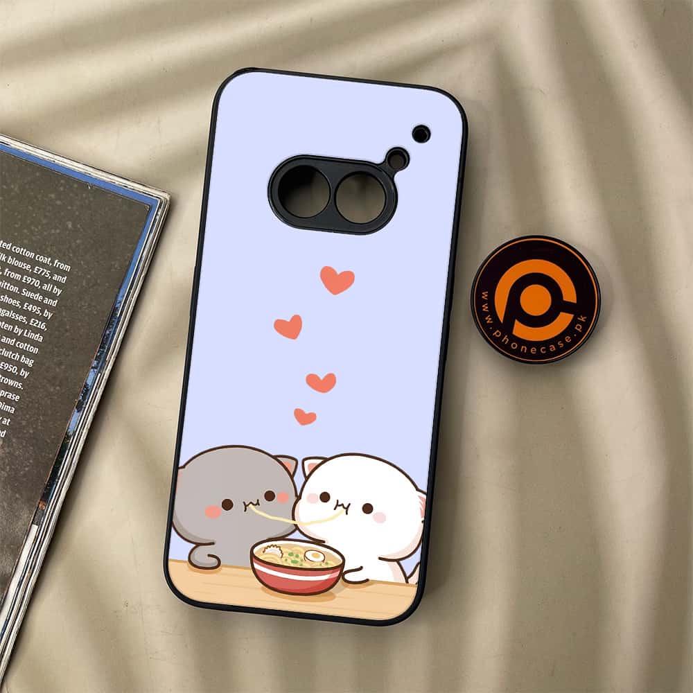 Nothing Phone (2a) - Cute BuBu DuDu Series - Premium Metal Printed soft Bumper Shock Proof Case