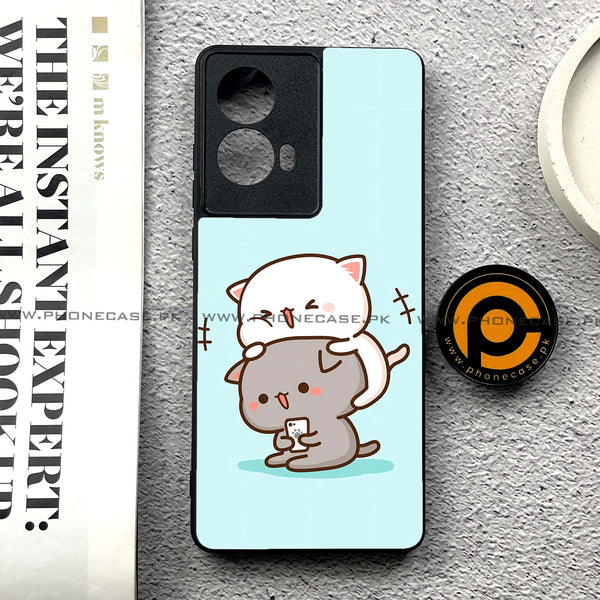 Moto G85 - Cute BuBu DuDu Series - Premium Printed Glass soft Bumper shock Proof Case