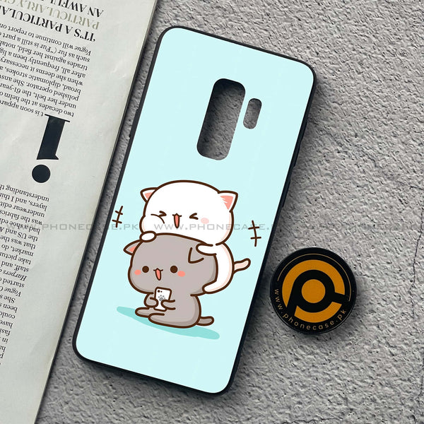 Samsung Galaxy S9 Plus - Cute BuBu DuDu Design 1- Premium Printed Glass soft Bumper shock Proof Case CS-45219