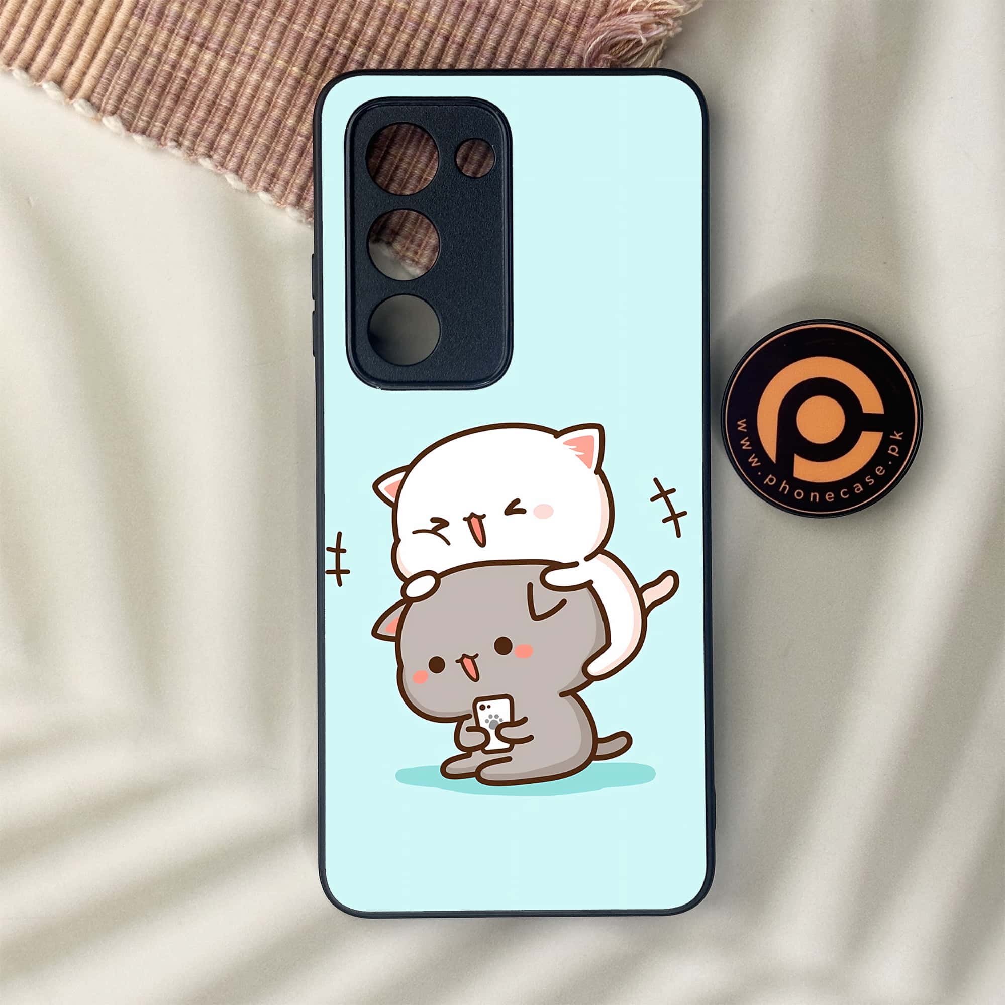 Oppo A5 2025 - Cute BuBu DuDu Series - Premium Metal Printed soft Bumper shock Proof Case