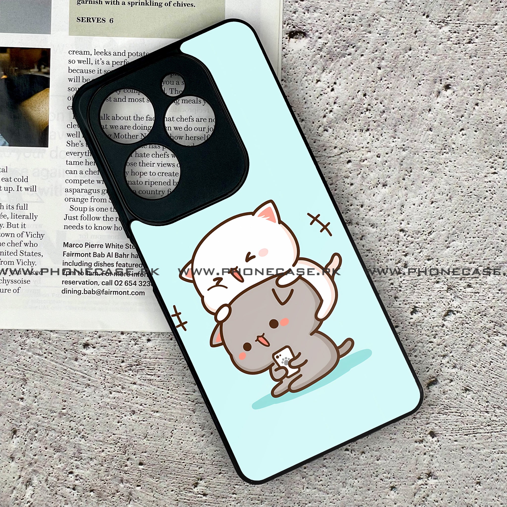 Tecno Spark 20 Pro - Cute BuBu DuDu - Premium Printed Glass soft Bumper shock Proof Case