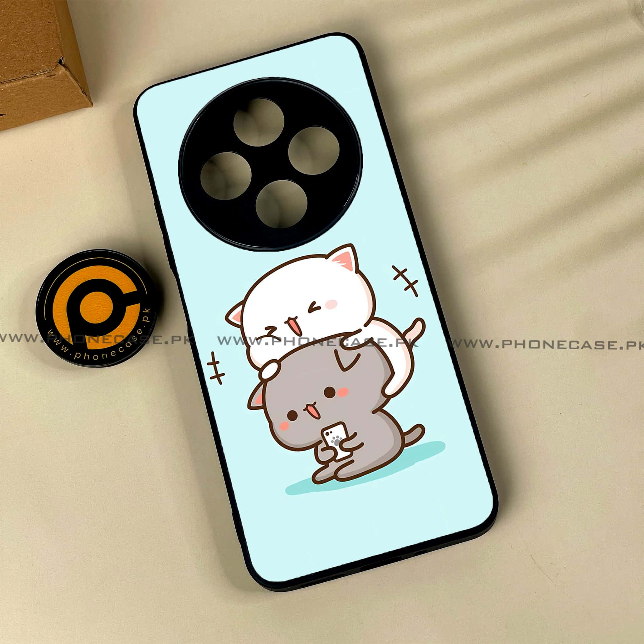 Xiaomi Redmi 14c - Cute BuBu DuDu Series - Premium Printed Glass soft Bumper shock Proof Case