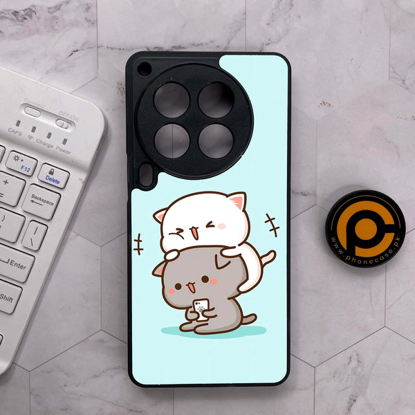Tecno Camon 30 Premier - Cute BuBu DuDu Series - Premium Metal Printed soft Bumper shock Proof Case