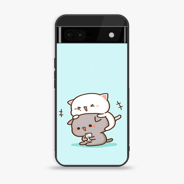 Google Pixel 6A - Cute BuBu DuDu - Premium Printed Glass soft Bumper shock Proof Case