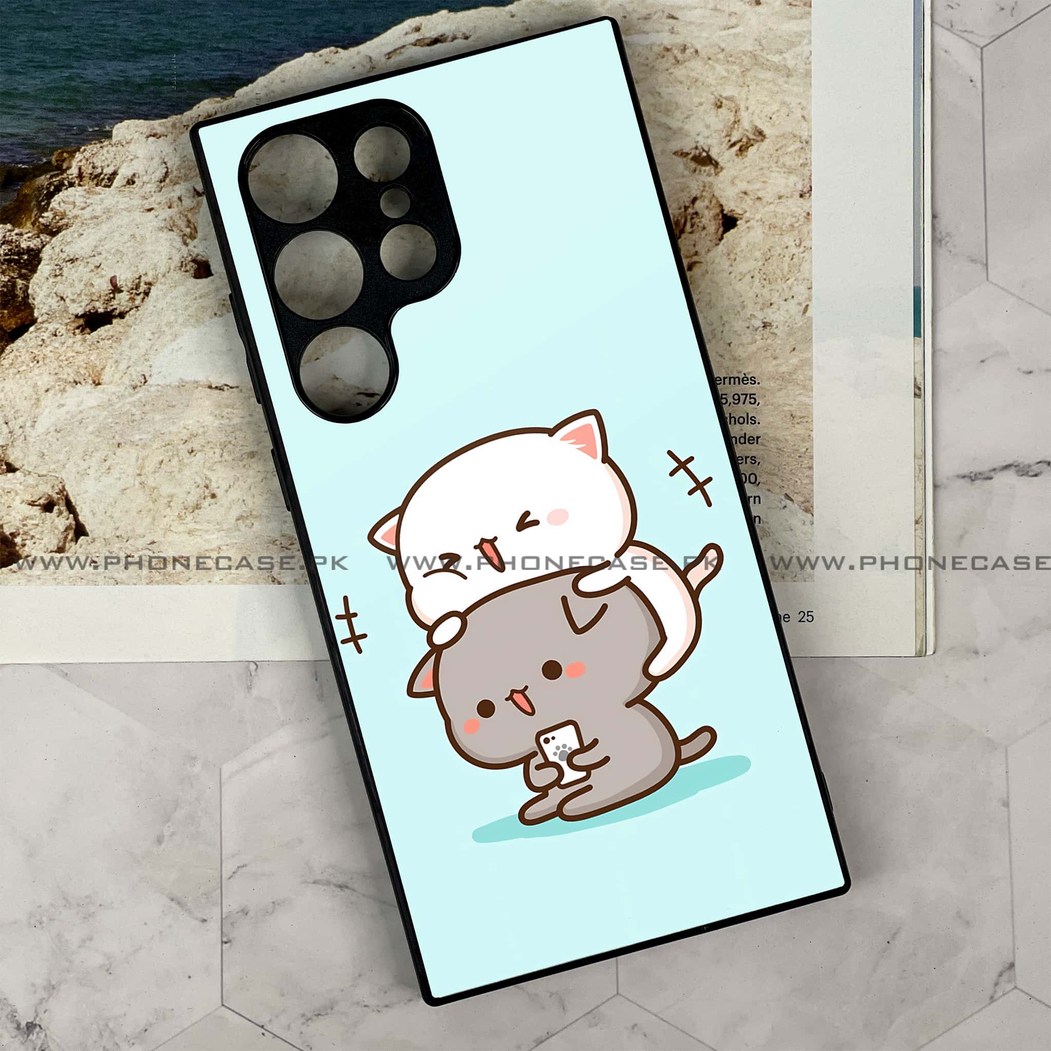 Samsung Galaxy S24 Ultra - Cute BuBu DuDu Series - Premium Metal Printed soft Bumper shock Proof Case
