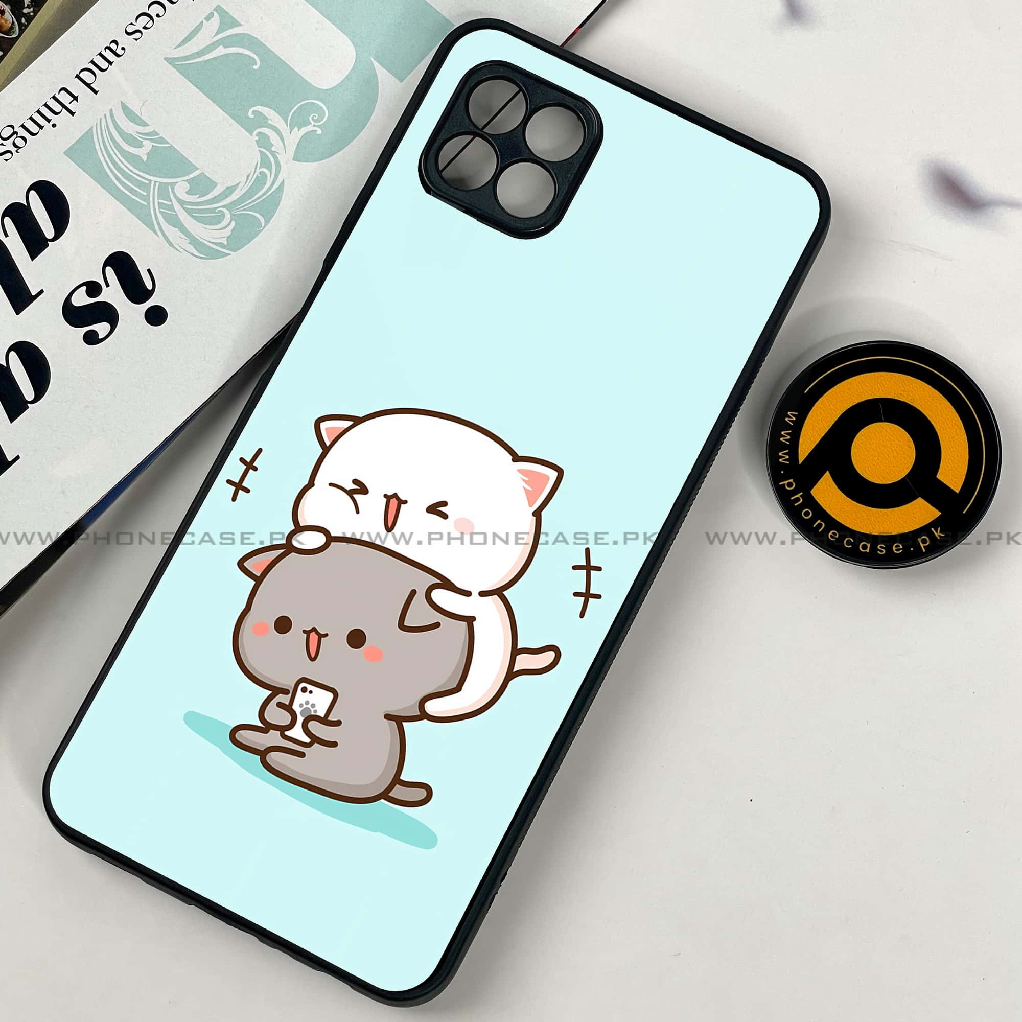 Samsung Galaxy A22 - Cute BuBu DuDu - Premium Printed Metal soft Bumper shock Proof Case