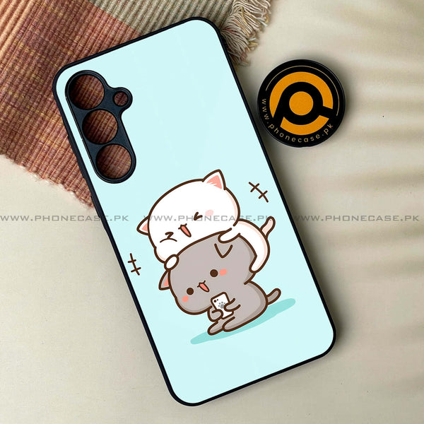 Galaxy A55 5G - Cute BuBu DuDu  -  Premium Printed Metal soft Bumper shock Proof Case