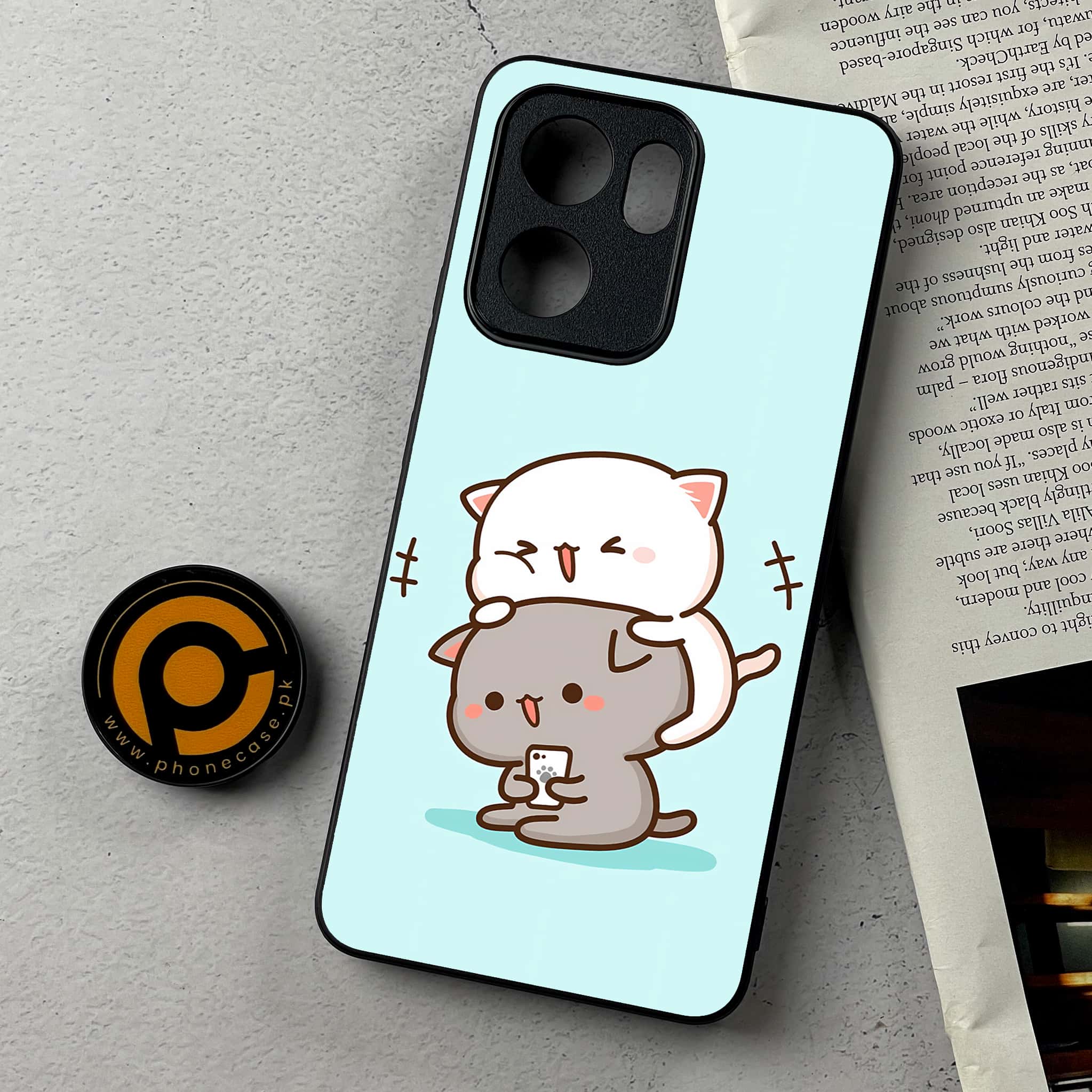 Oppo Reno 13F - Cute BuBu DuDu Series - Premium Metal Printed Soft Bumper Shockproof Case