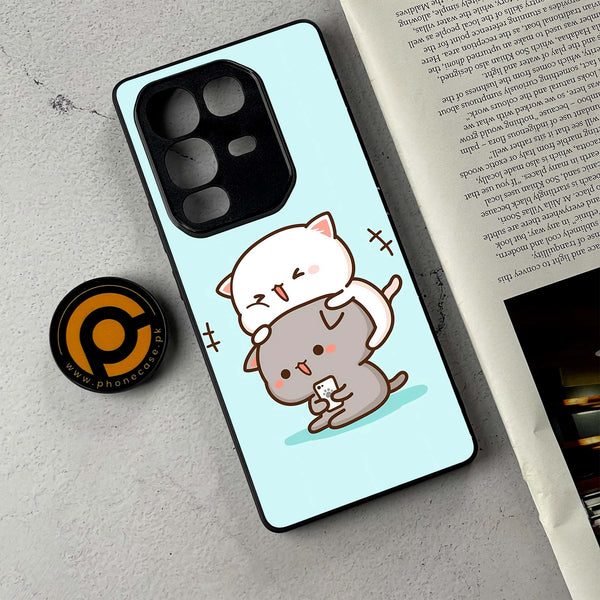 Infinix Note 50 Pro - Cute BuBu DuDu Design 1- Premium Metal Printed Soft Bumper Shockproof Case CS-46492