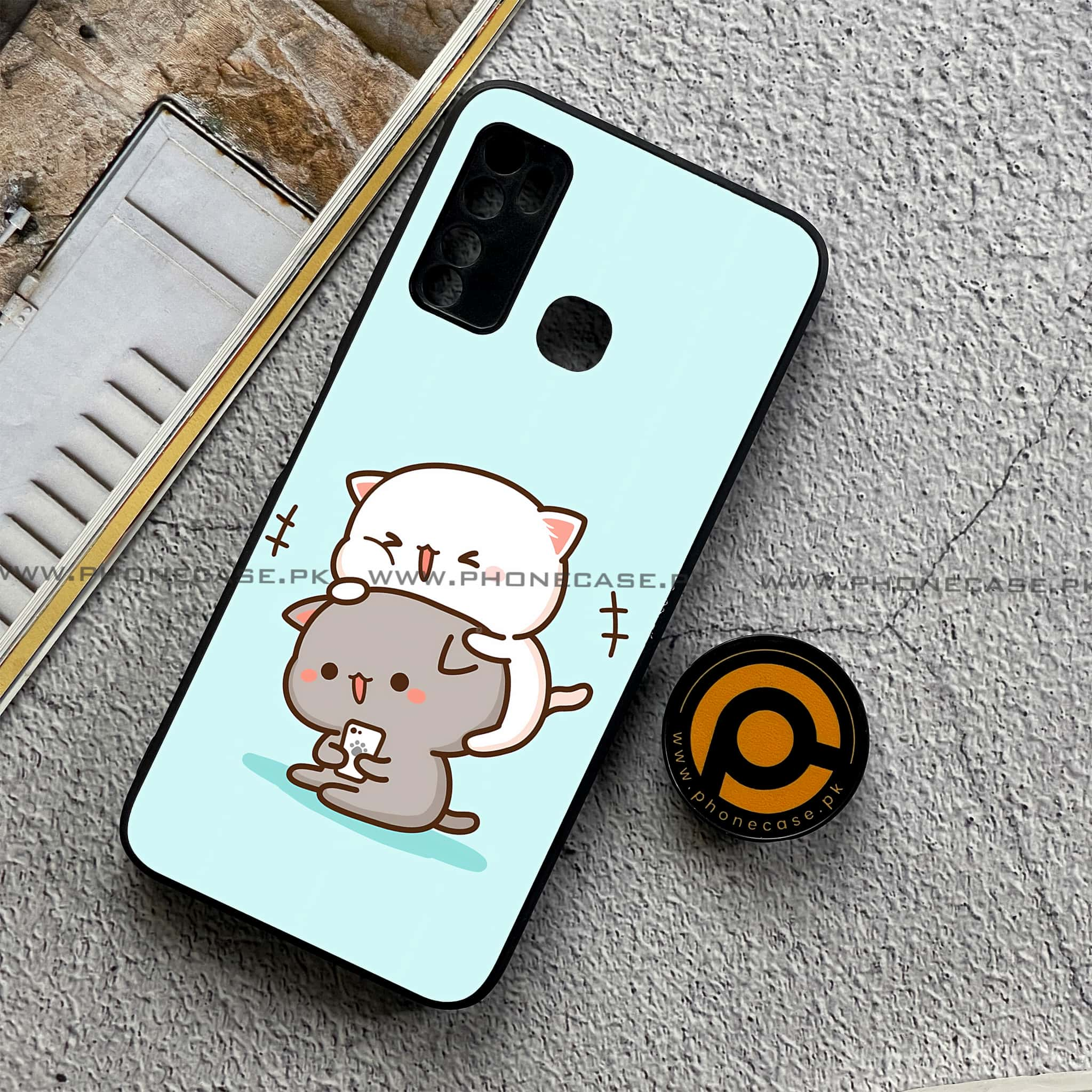 Infinix Note 7 Lite - Cute BuBu DuDu - Premium Printed Metal soft Bumper shock Proof Case