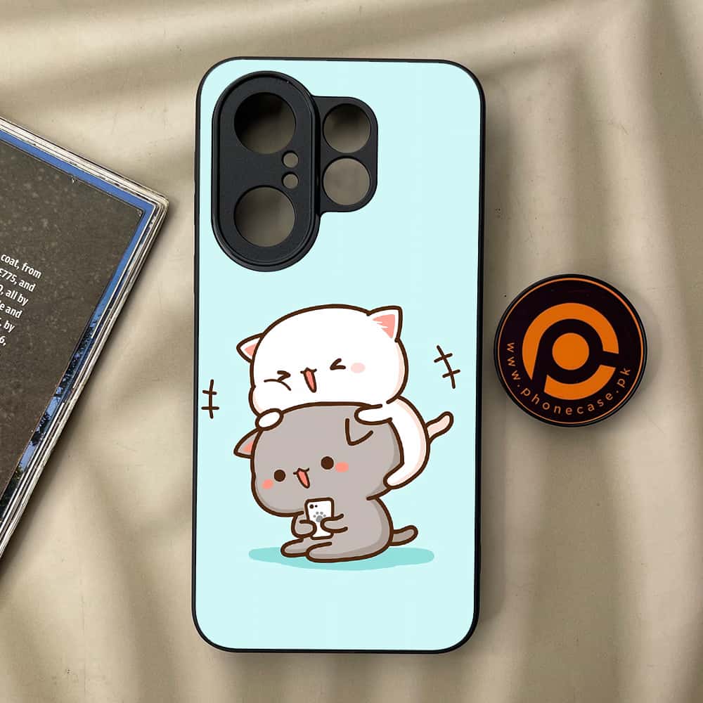 Vivo X200 FE - Cute BuBu DuDu Series - Premium Metal Printed soft Bumper Shock Proof Case