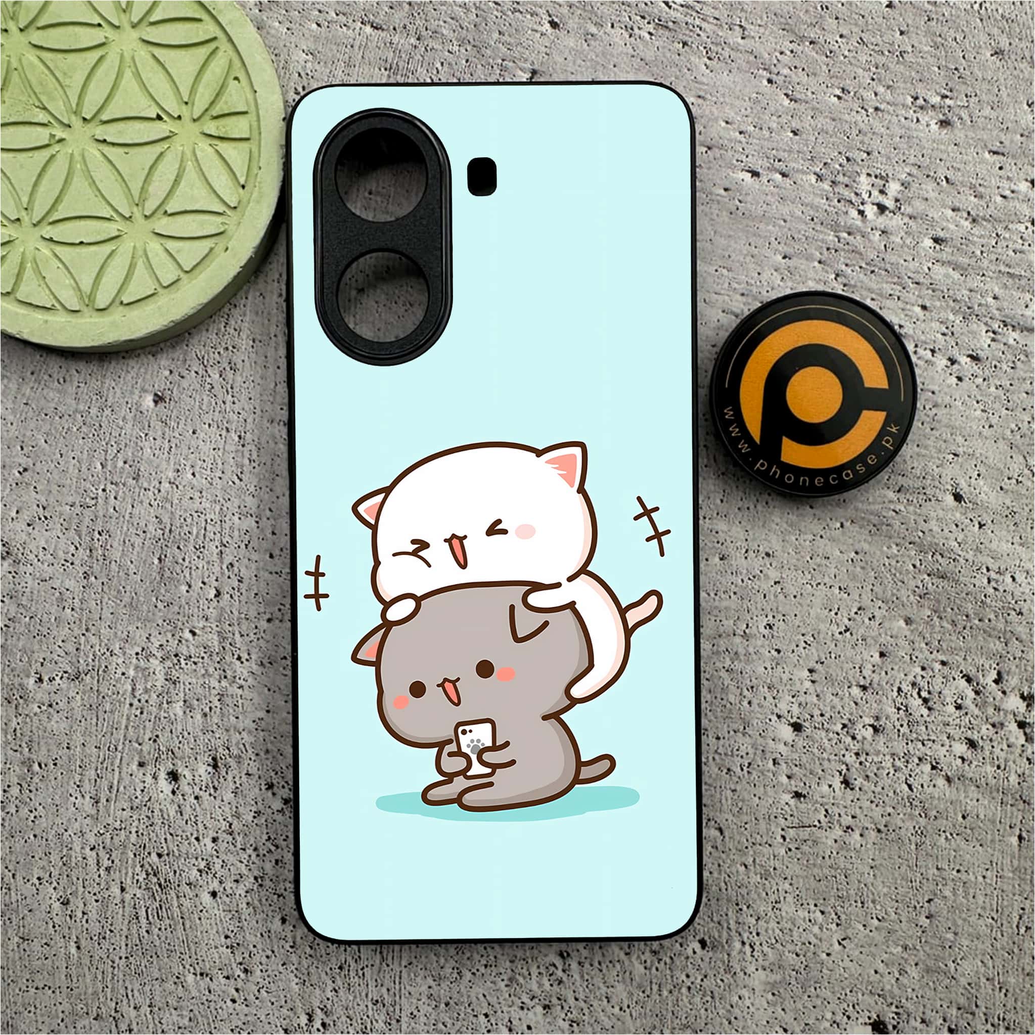 Xiaomi Poco X7 Pro 5G - Cute BuBu DuDu Series - Premium Metal  Printed soft Bumper shock Proof Case