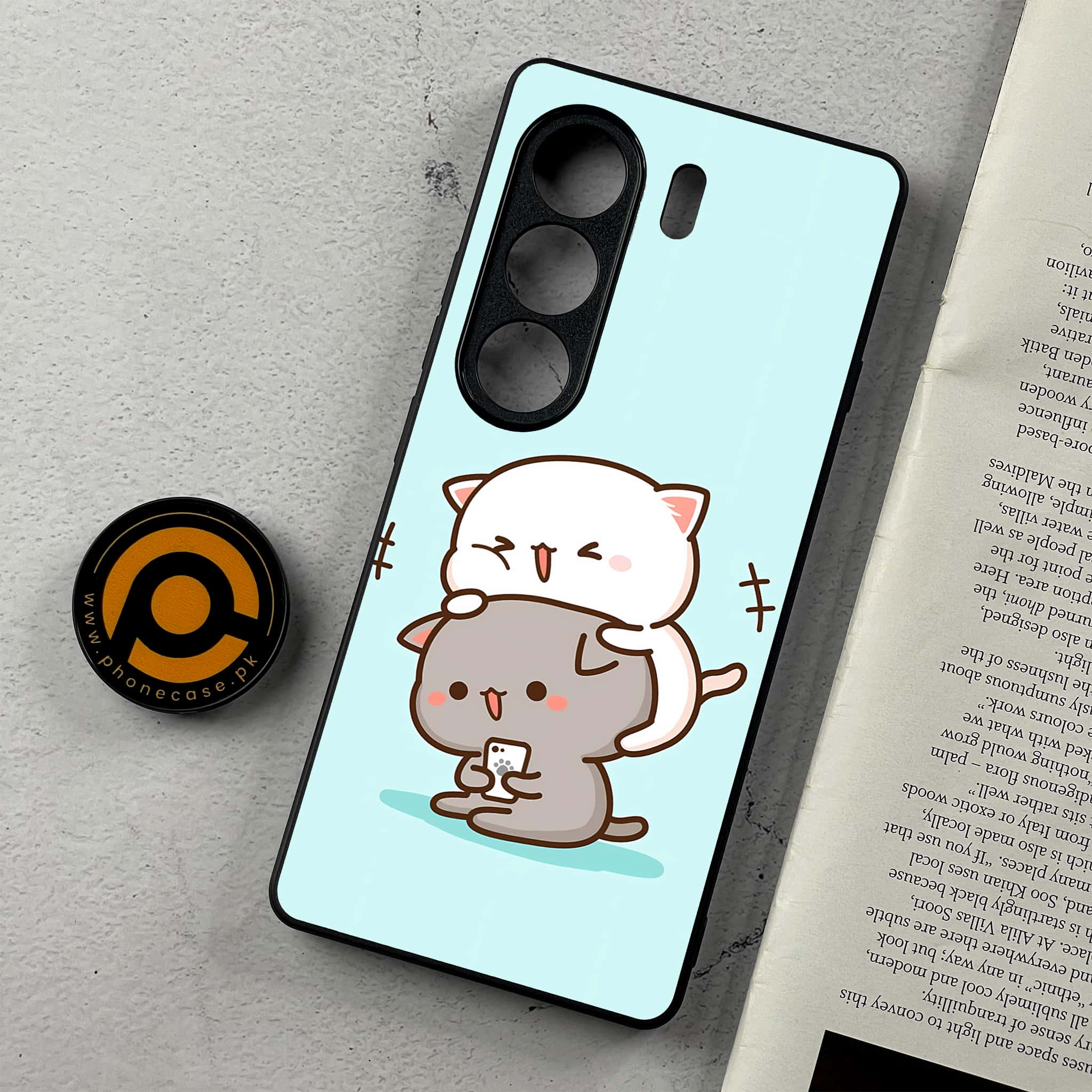 Tecno Camon 40 Pro - Cute BuBu DuDu Series - Premium Metal Printed Soft Bumper Shockproof Case