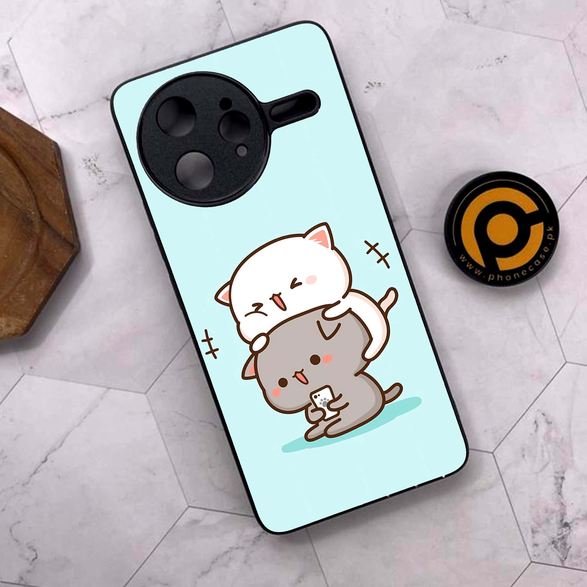 Xiaomi Poco F7 Ultra 5G - Cute BuBu DuDu Series - Premium Metal Printed soft Bumper shock Proof Case