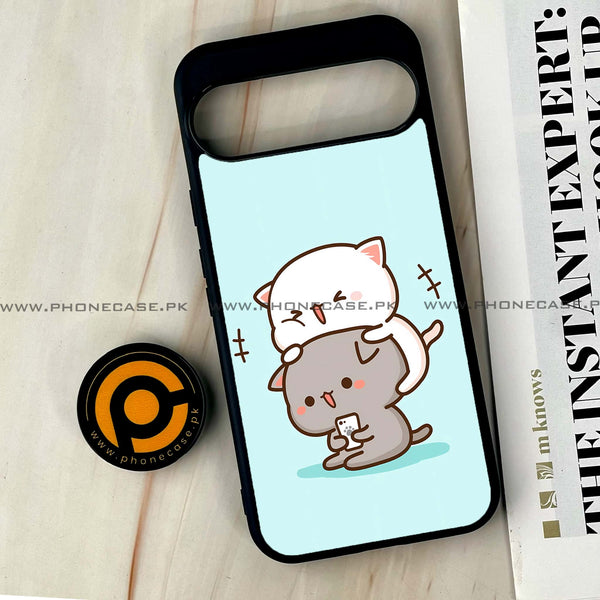 Google Pixel 10 Pro XL - Cute BuBu DuDu Series - Premium Metal Printed soft Bumper Shock Proof Case