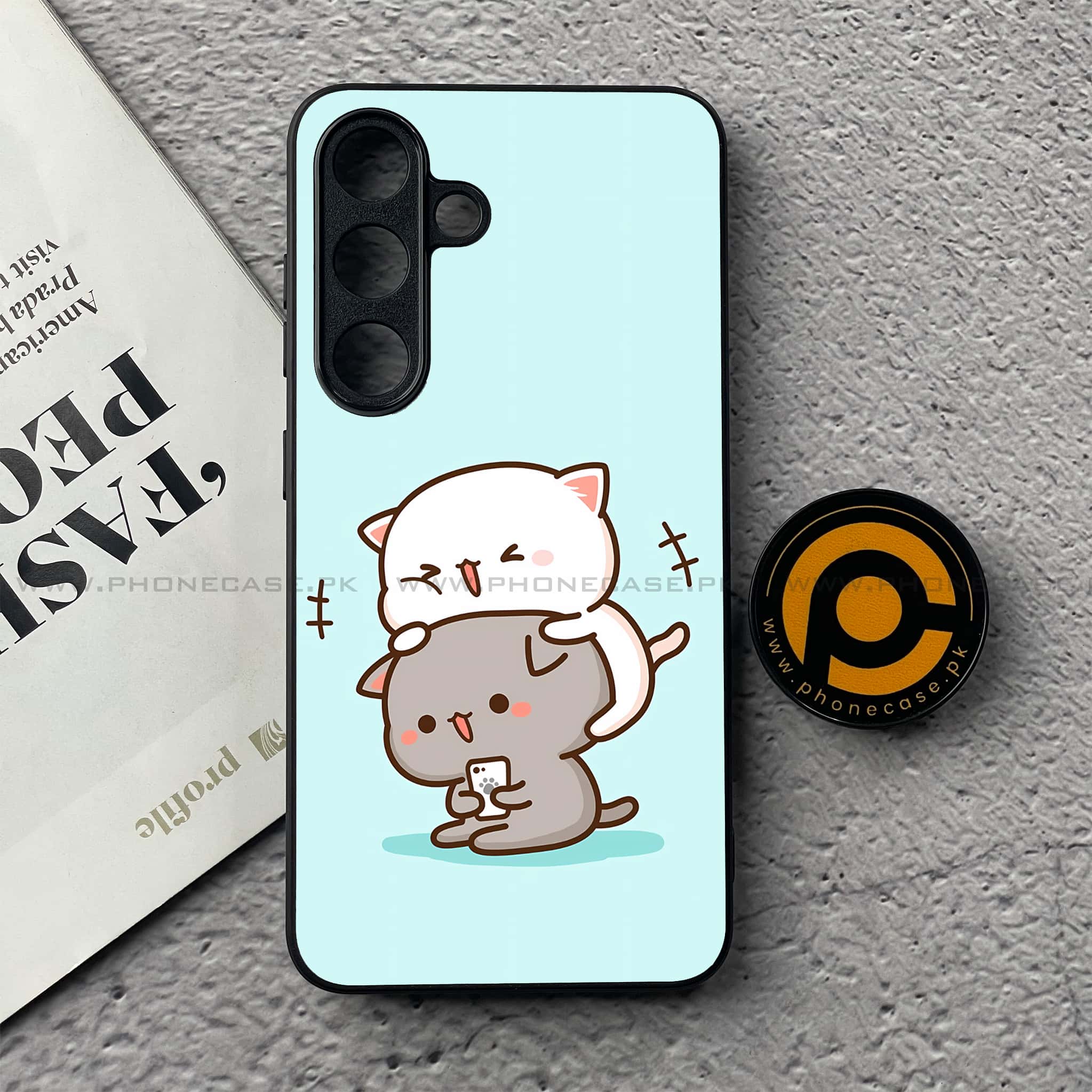Samsung Galaxy S25 FE - Cute BuBu DuDu Series - Premium Metal Printed soft Bumper shock Proof Case
