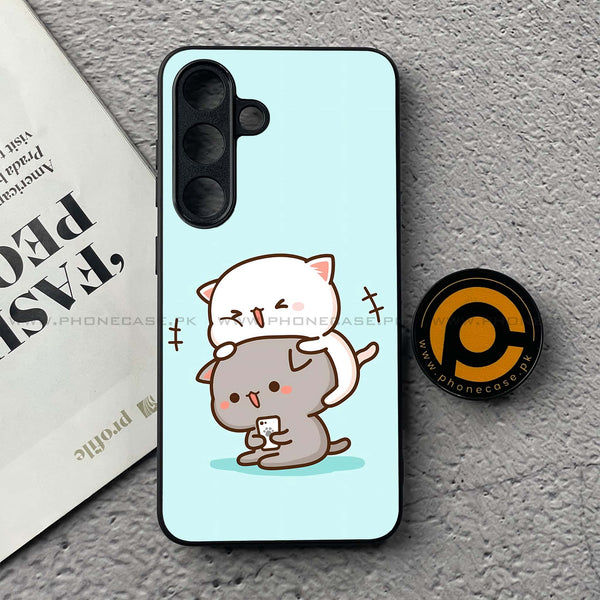 Samsung Galaxy S25 FE - Cute BuBu DuDu Series - Premium Metal Printed soft Bumper shock Proof Case