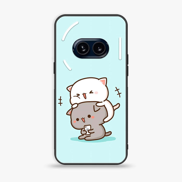 Nothing Phone (2a) - Cute BuBu DuDu Series - Premium Metal Printed soft Bumper Shock Proof Case