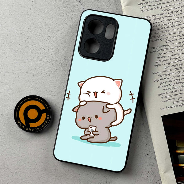 Oppo A5x - Cute BuBu DuDu Series - Premium Metal Printed Soft Bumper Shockproof Case