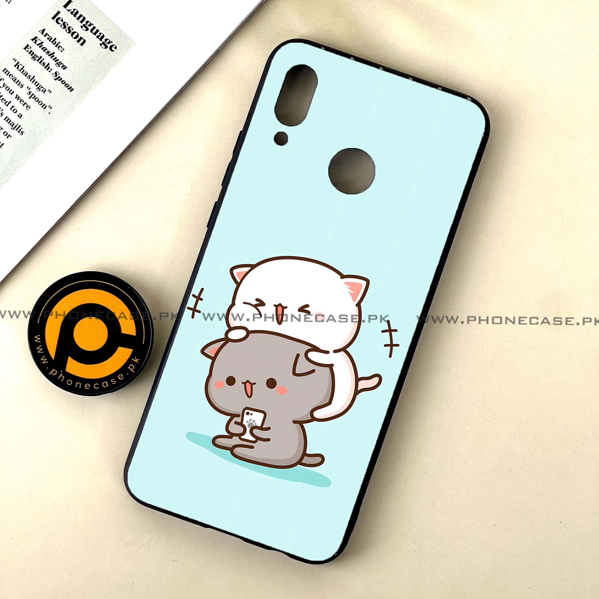 Huawei Nova 3 - Cute BuBu DuDu Series - Premium Printed Glass soft Bumper shock Proof Case