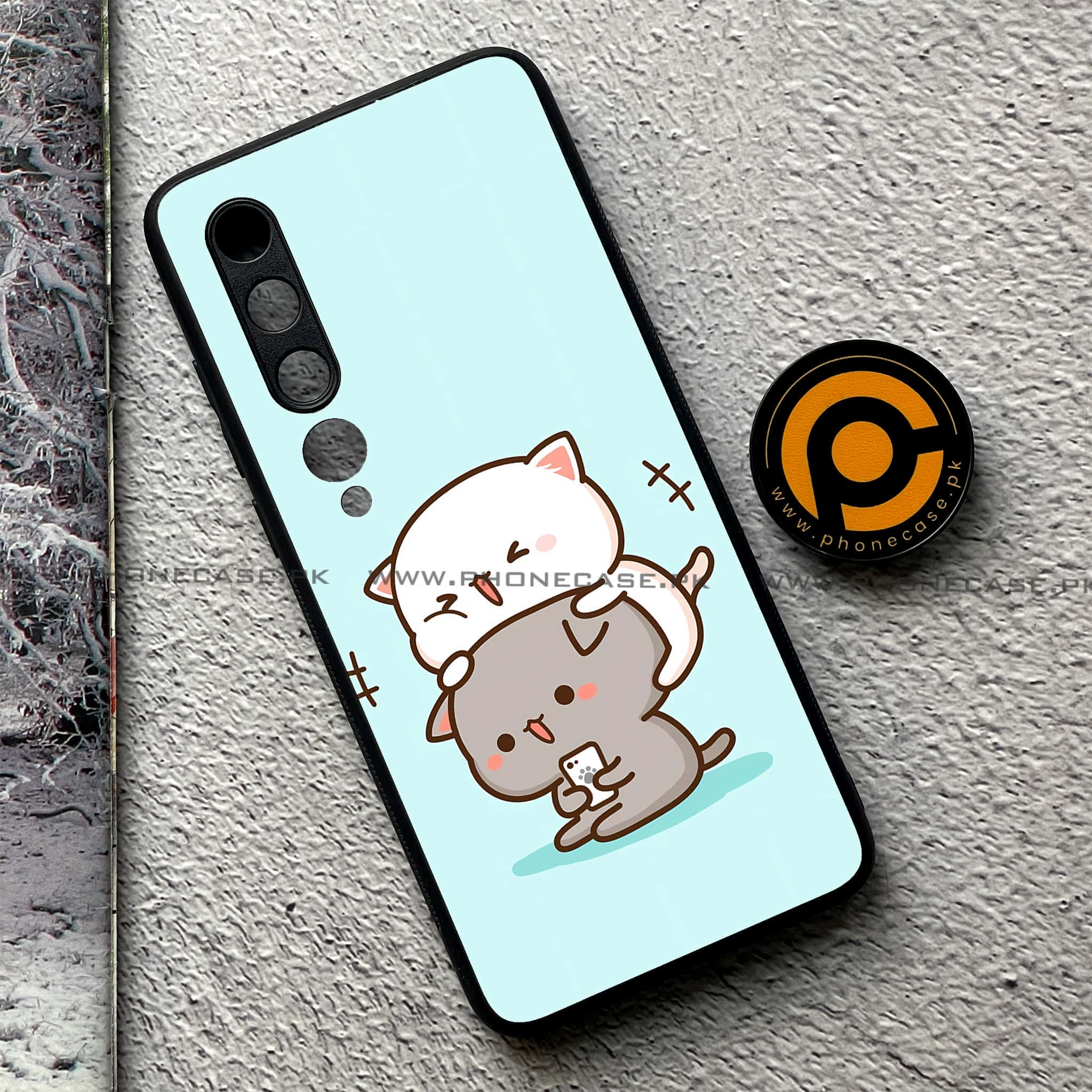 Xiaomi Mi 10 - Cute BuBu DuDu Series - Premium Printed Glass soft Bumper shock Proof Case