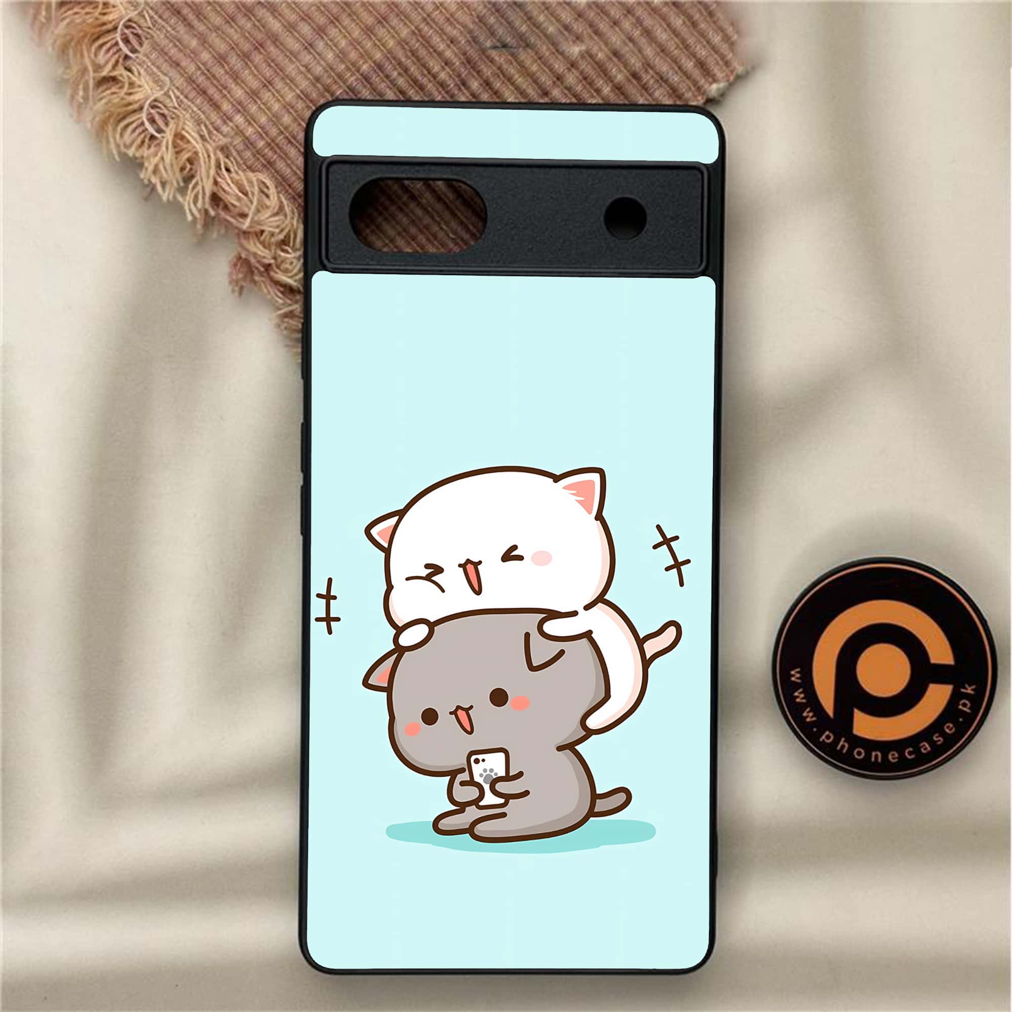 Google Pixel 6A - Cute BuBu DuDu - Premium Metal Printed soft Bumper Shock Proof Case