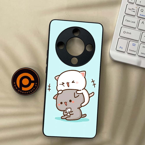 HONOR X9b 5G - Cute BuBu DuDu Series - Premium Metal  Printed soft Bumper shock Proof Case