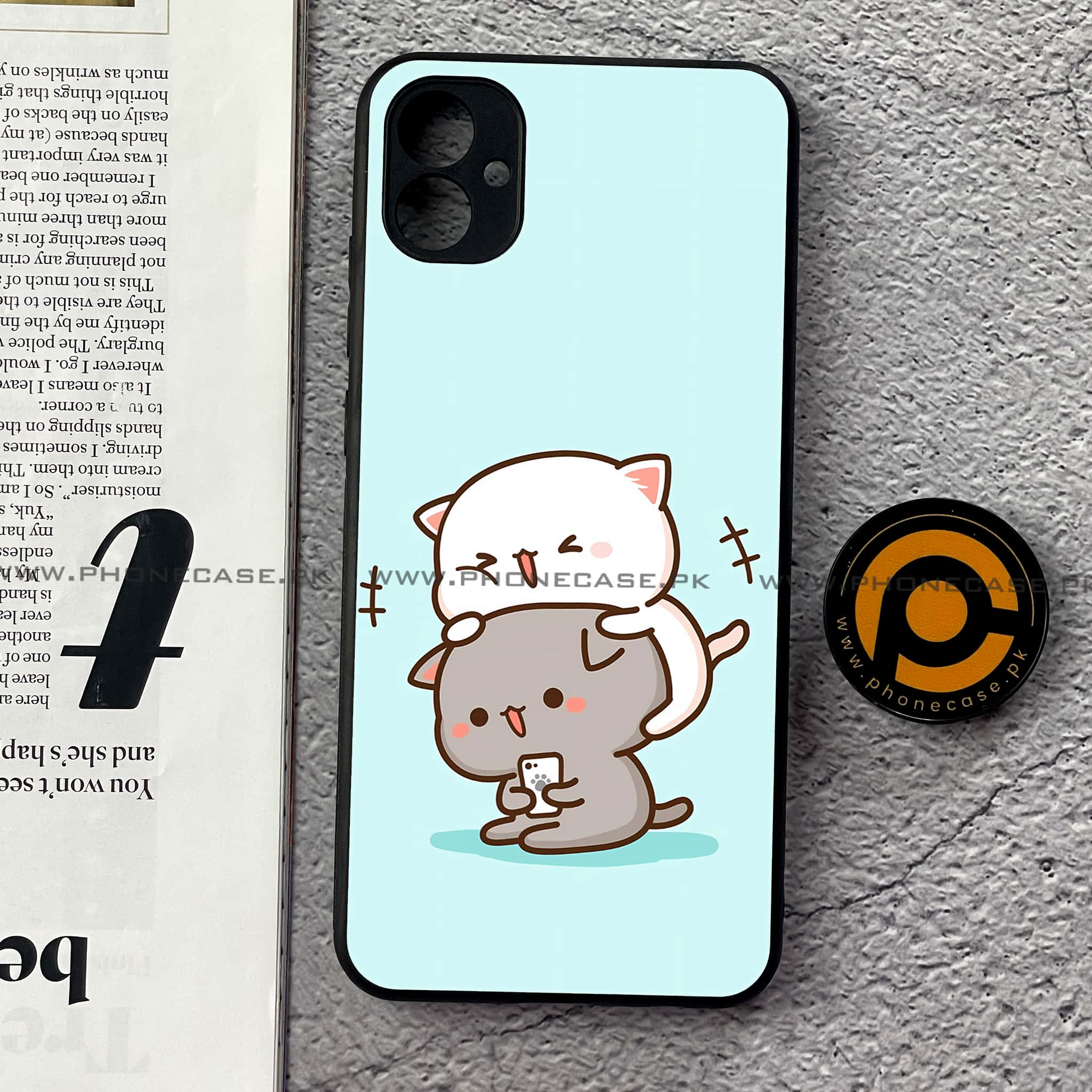 Samsung Galaxy A04e -Cute BuBu DuDu - Premium Printed Glass soft Bumper shock Proof Case