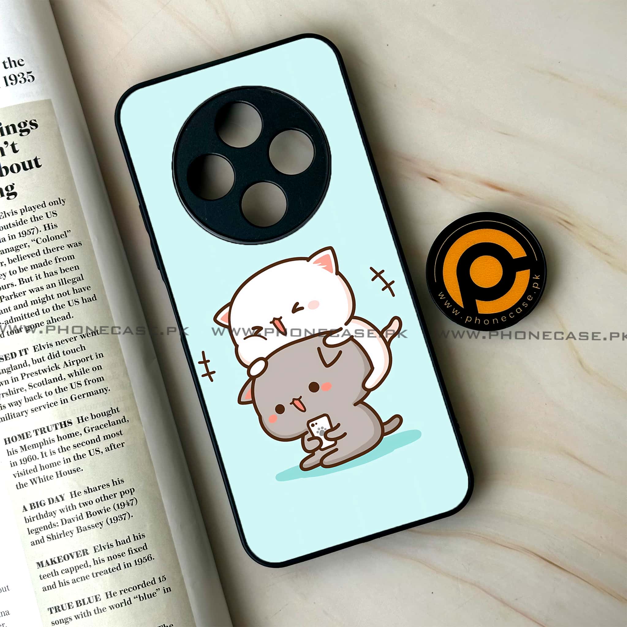 Oppo F27 Pro - Cute BuBu DuDu Series - Premium Metal Printed soft Bumper Shock Proof Case