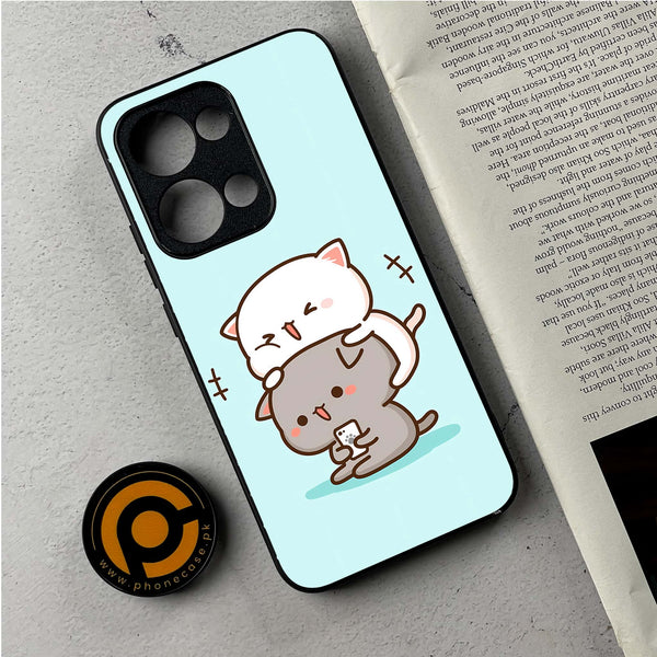 Oppo Reno 13 - Cute BuBu DuDu Series - Premium Metal Printed Soft Bumper Shockproof Case
