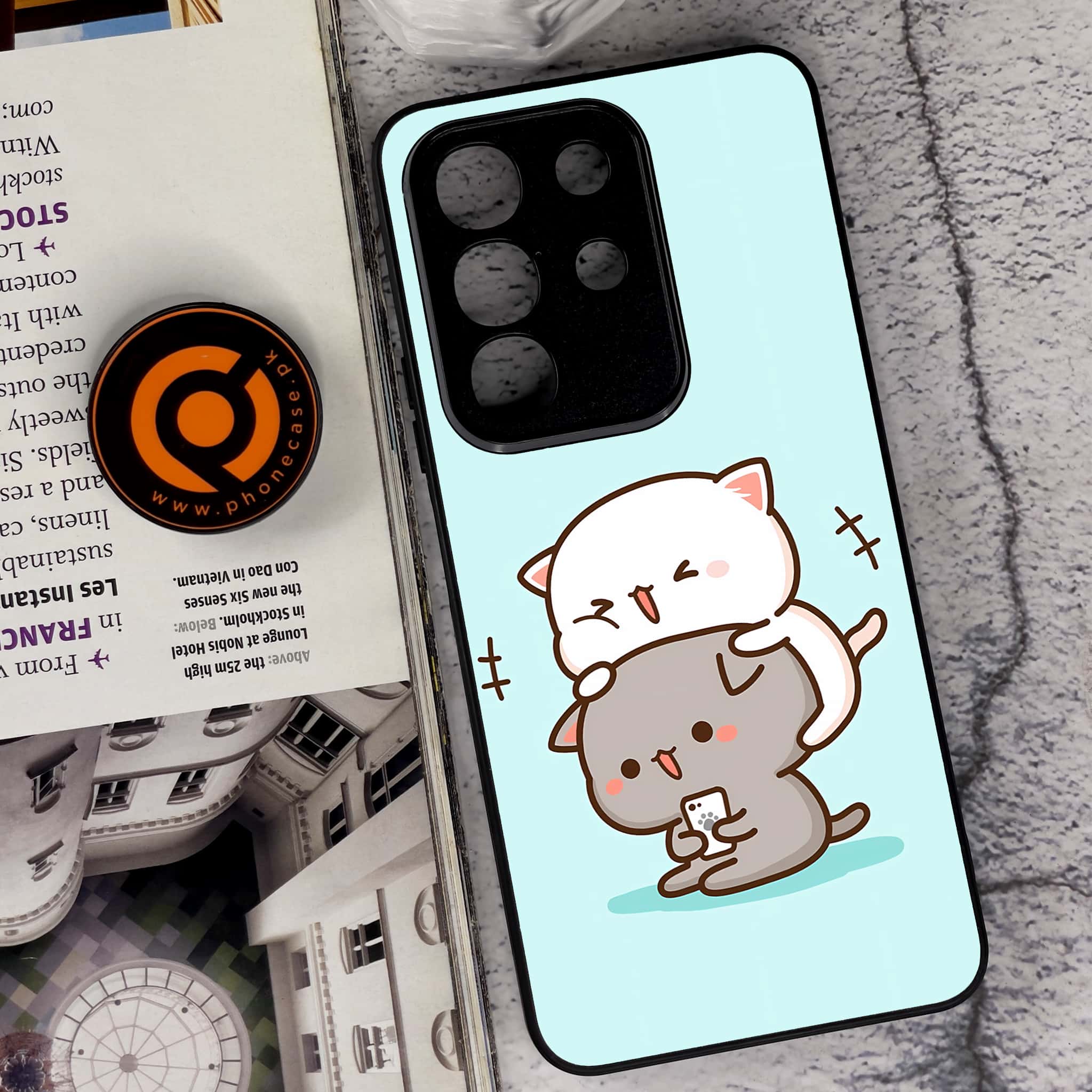 Vivo Y29 4G - Cute BuBu DuDu Series - Premium Metal Printed soft Bumper Shock Proof Case