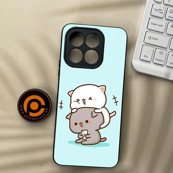 Honor X6c - Cute BuBu DuDu Series - Premium Metal  Printed soft Bumper shock Proof Case