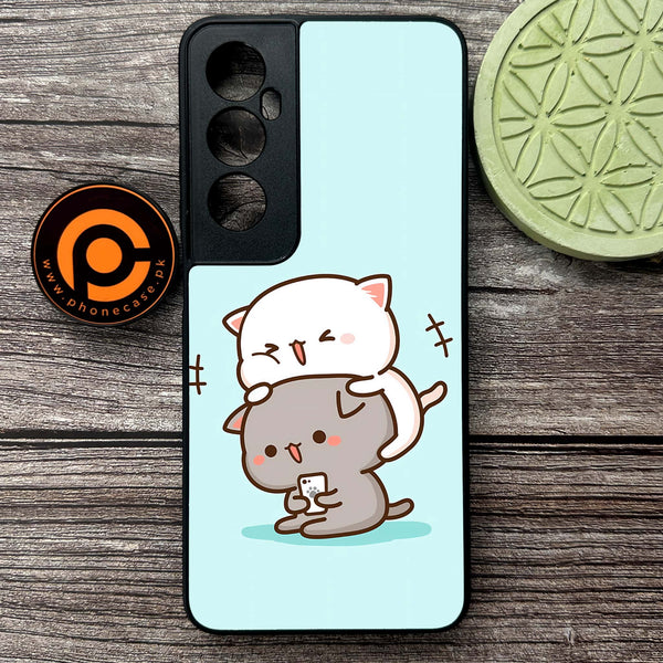 Realme C65  - Cute BuBu DuDu Series - Premium Metal Printed soft Bumper shock Proof Case
