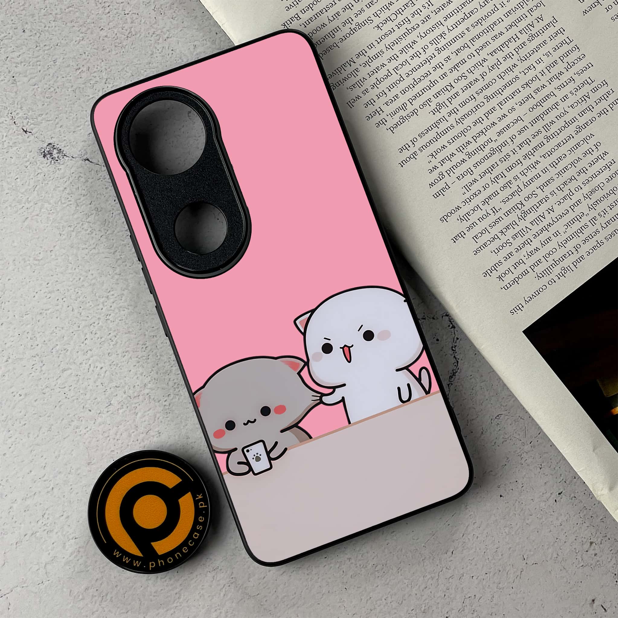 Vivo V50 - Cute BuBu DuDu - Premium Metal Printed Soft Bumper Shockproof Case