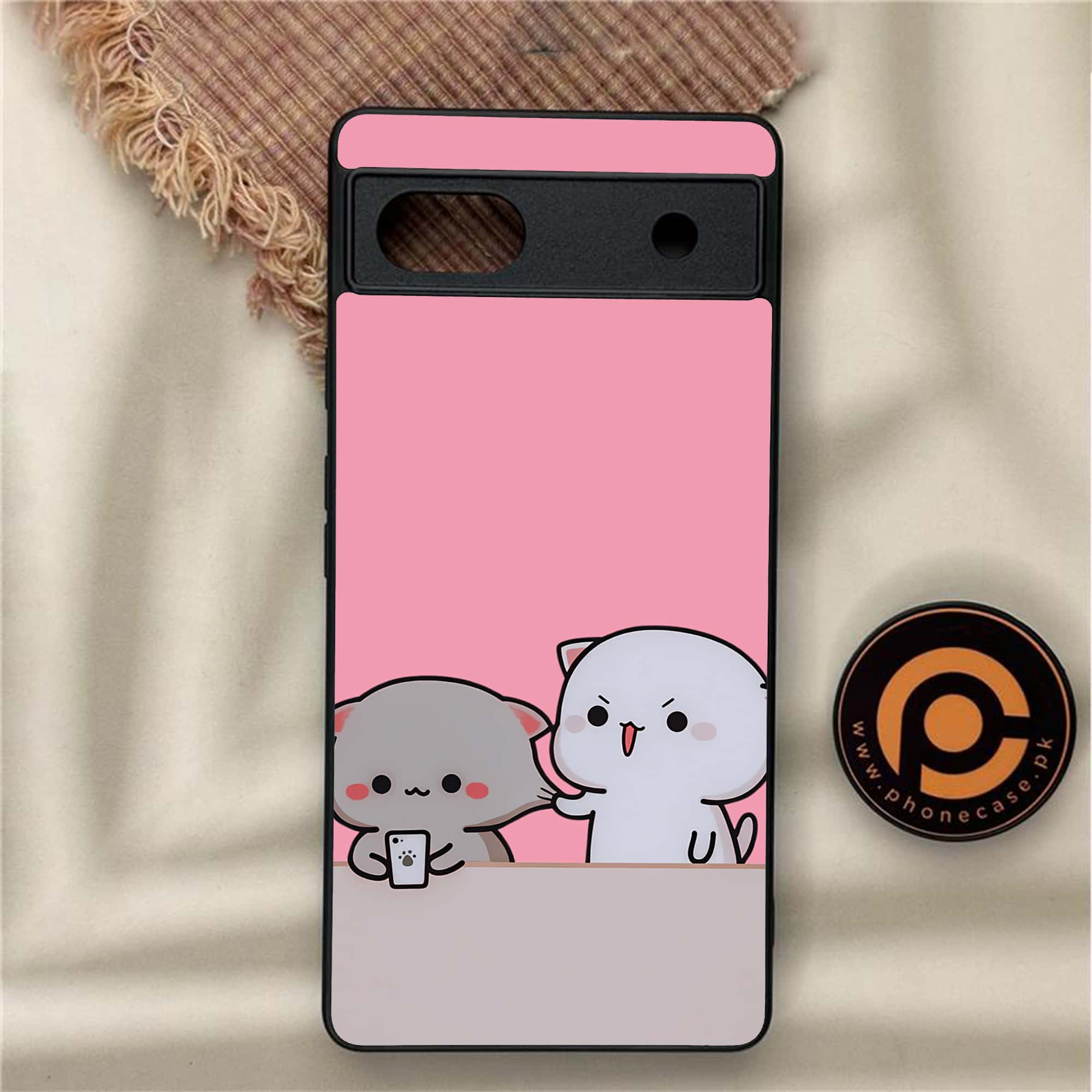 Google Pixel 6A - Cute BuBu DuDu - Premium Metal Printed soft Bumper Shock Proof Case