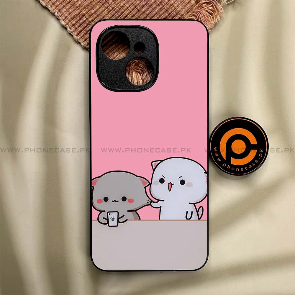 Tecno Spark 40C - Cute BuBu DuDu Series - Premium Metal Printed soft Bumper shock Proof Case