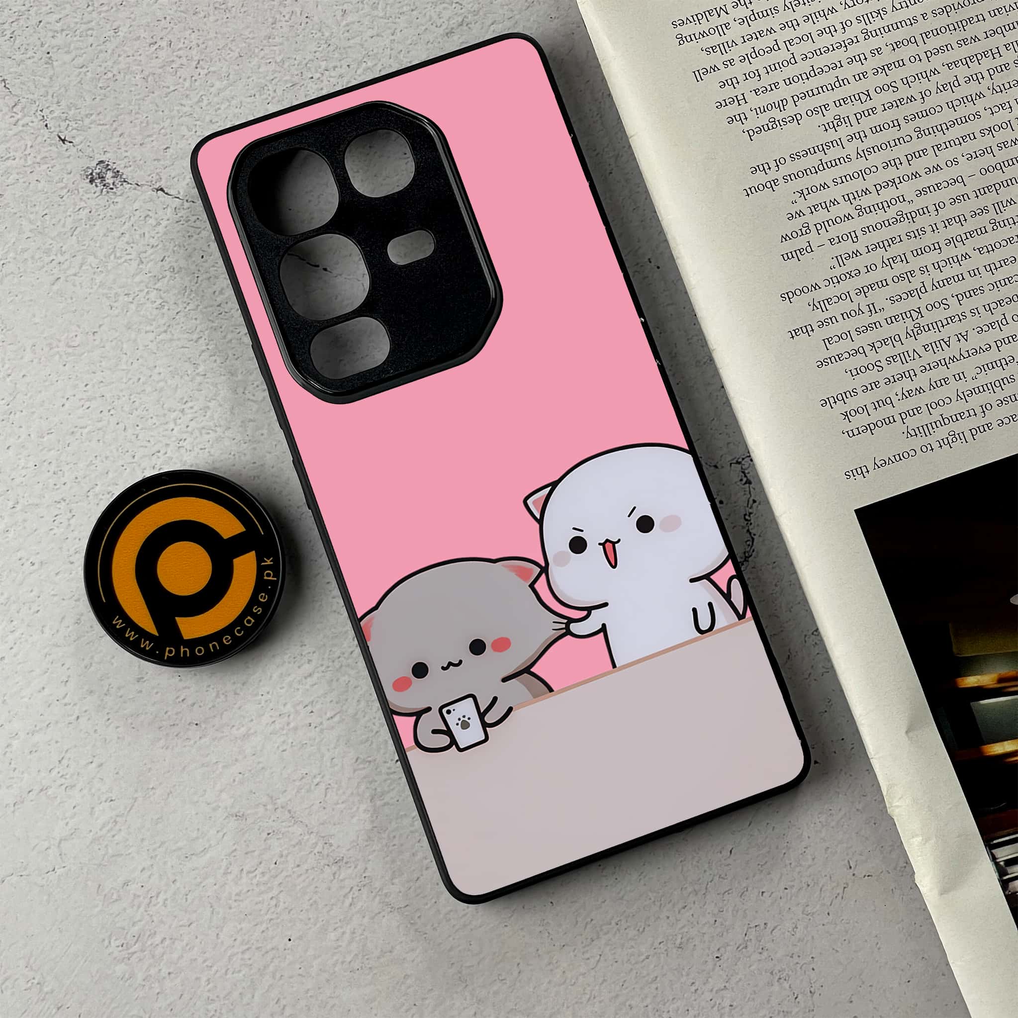 Infinix Note 50 Pro Plus - Cute BuBu DuDu Series - Premium Metal Printed Soft Bumper Shockproof Case