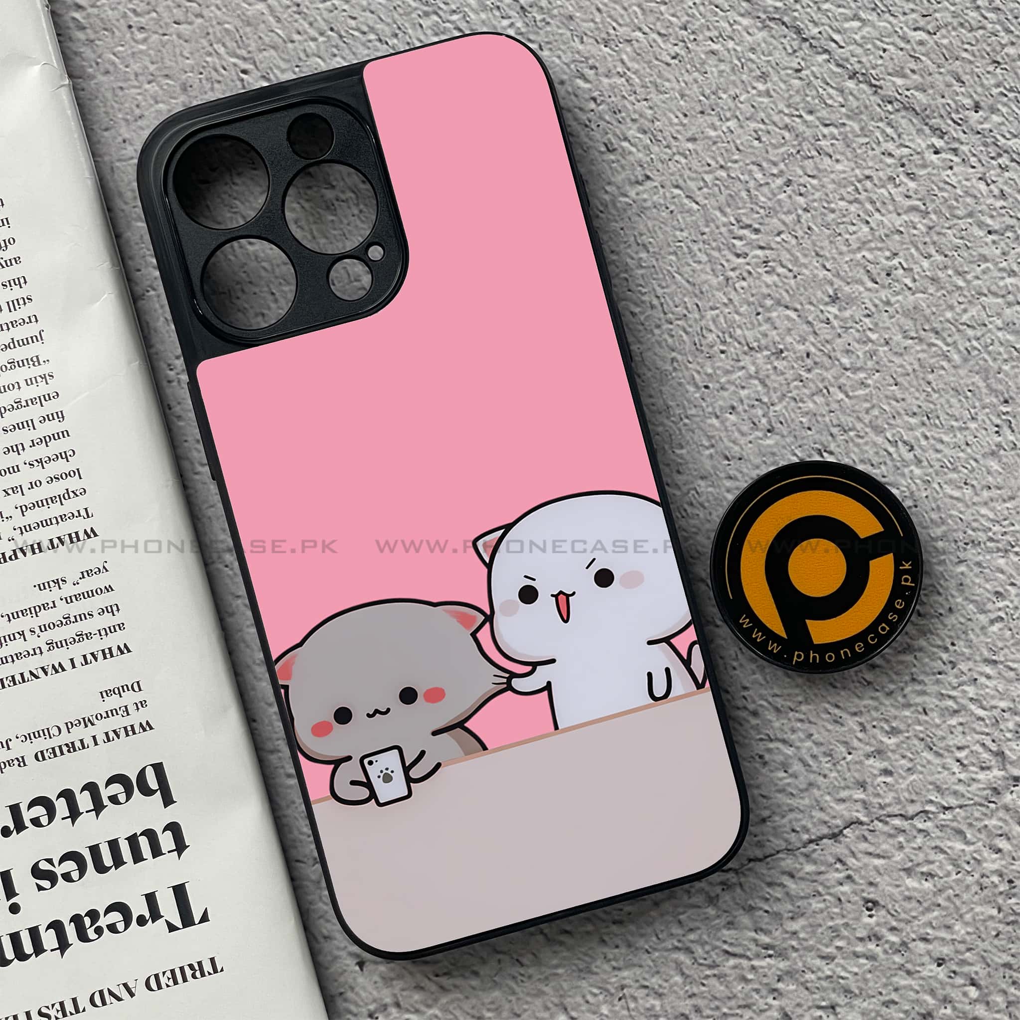 iPhone 15 Pro - Cute BuBu DuDu Series - Premium Metal Printed soft Bumper shock Proof Case