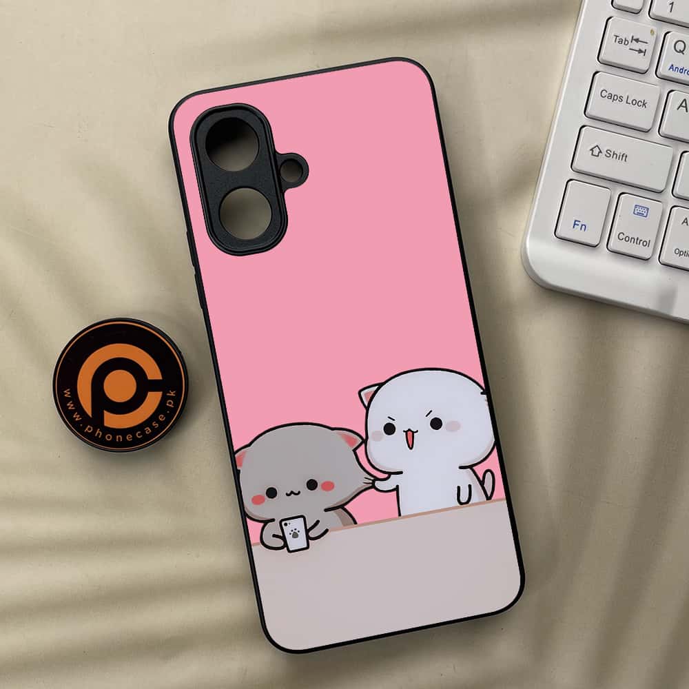 Tecno Spark Go 2 - Cute BuBu DuDu Series - Premium Metal Printed soft Bumper Shock Proof Case