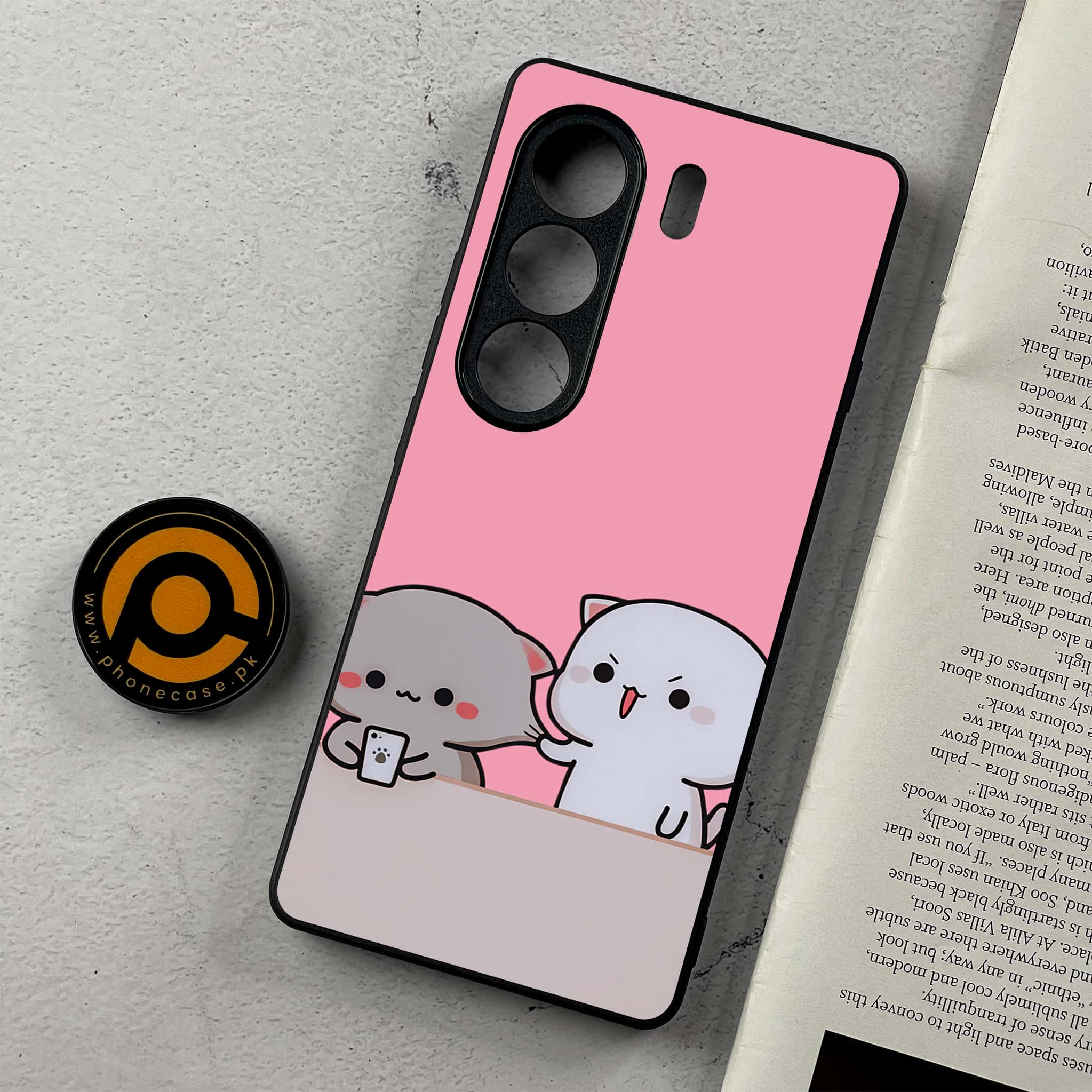 Tecno Camon 40 - Cute BuBu DuDu Series - Premium Metal Printed Soft Bumper Shockproof Case