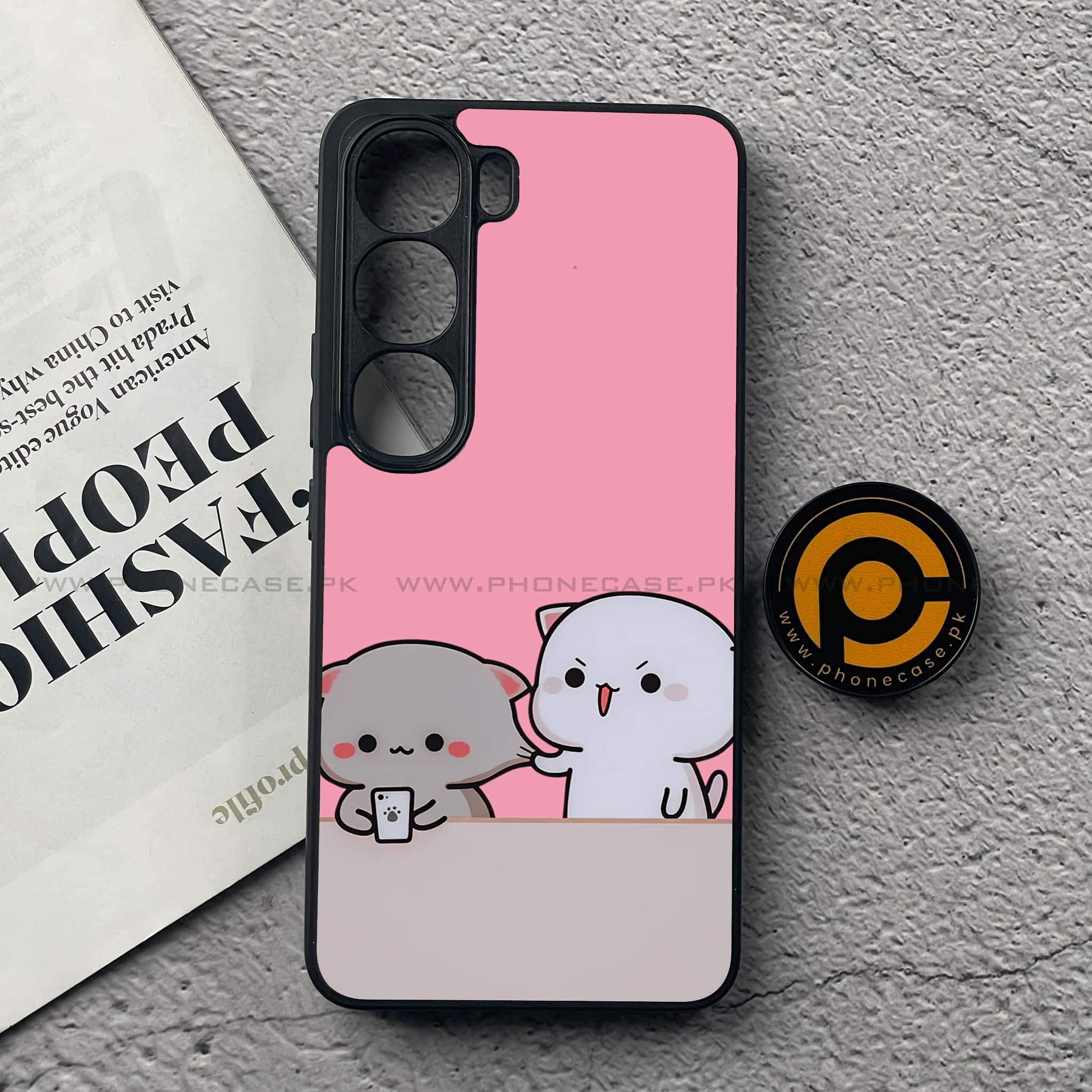 Vivo V40 Lite (IDN) - Cute BuBu DuDu Series - Premium Metal Printed soft Bumper Shock Proof Case