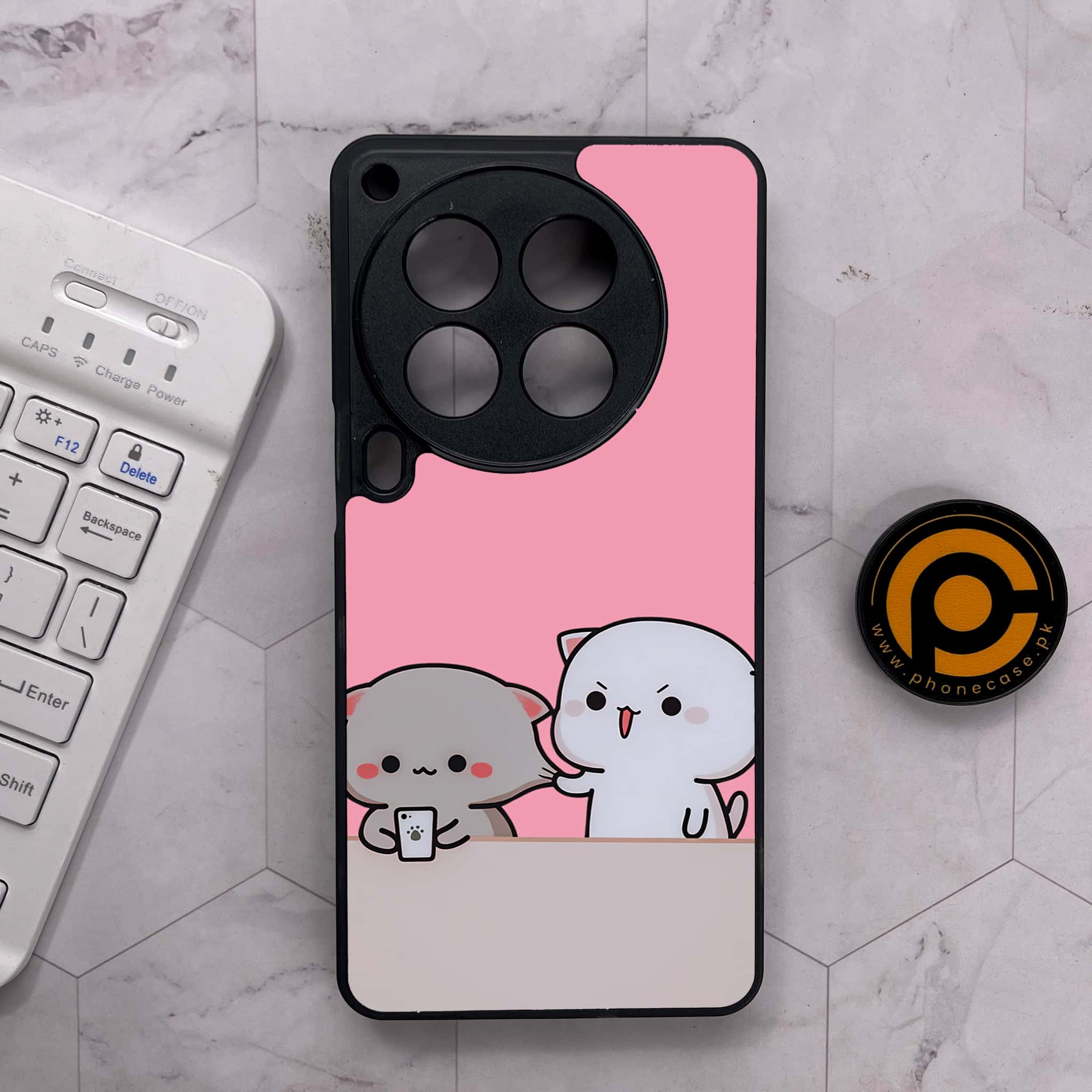 Tecno Camon 30 Premier - Cute BuBu DuDu Series - Premium Metal Printed soft Bumper shock Proof Case
