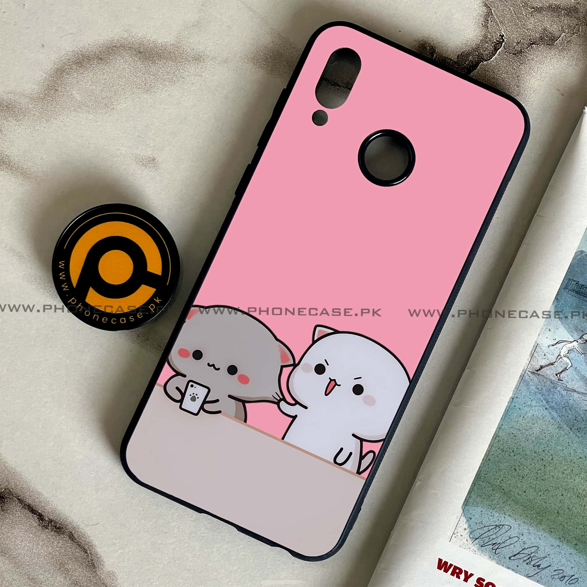 Huawei Honor Play - Cute BuBu DuDu Series - Premium Printed Glass soft Bumper shock Proof Case