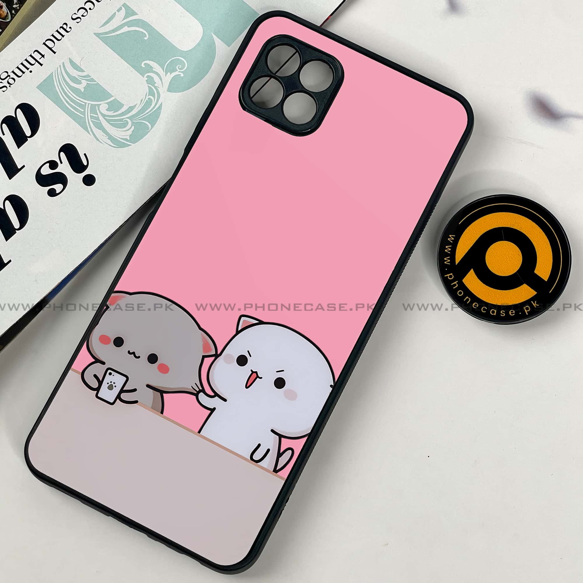 Samsung Galaxy A22 - Cute BuBu DuDu - Premium Printed Metal soft Bumper shock Proof Case