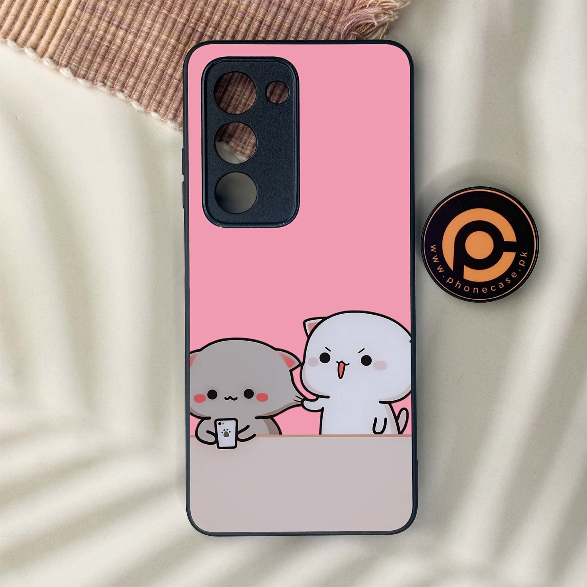 Oppo A5 2025 - Cute BuBu DuDu Series - Premium Metal Printed soft Bumper shock Proof Case