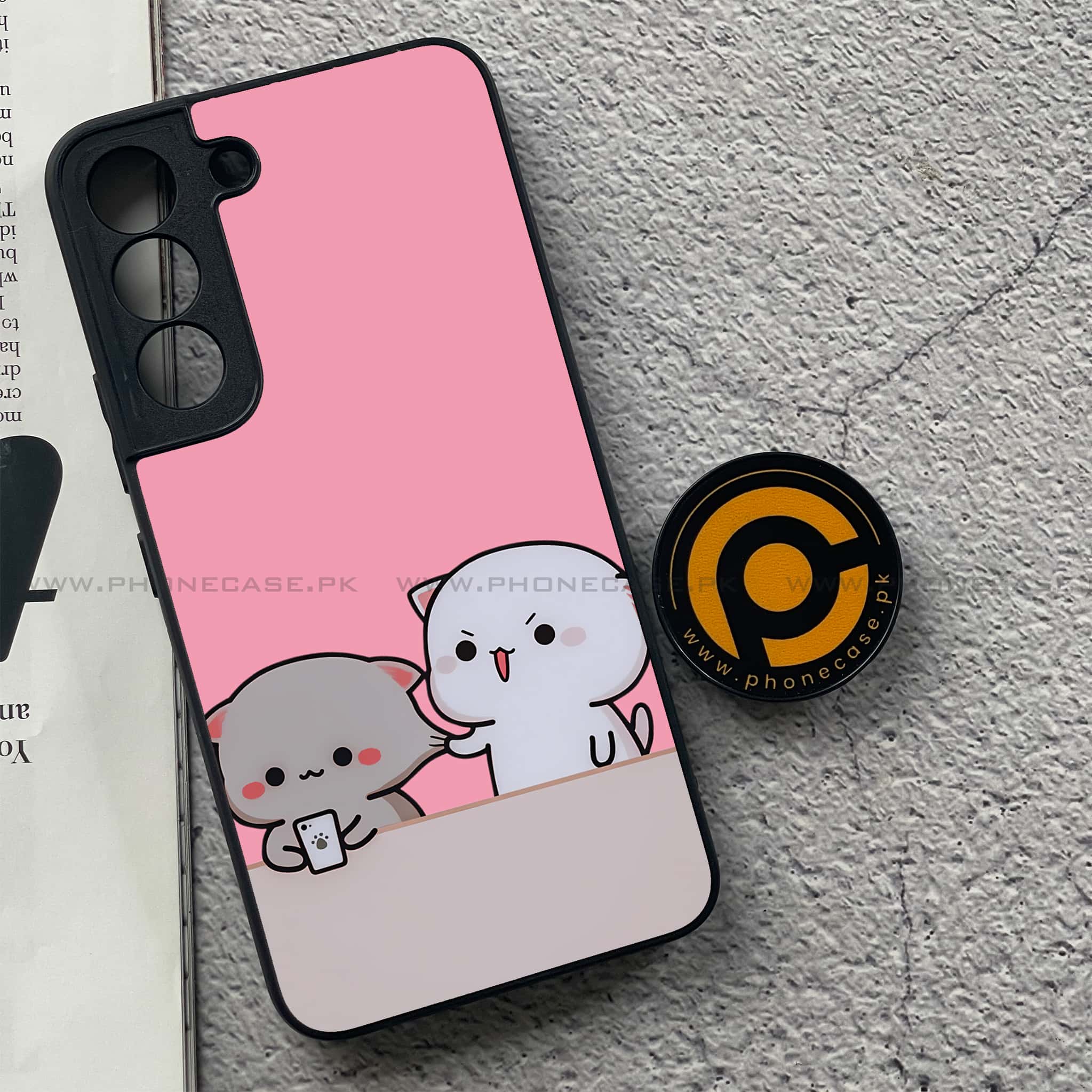 Samsung Galaxy S22 - Cute BuBu DuDu Series - Premium Metal Printed soft Bumper shock Proof Case