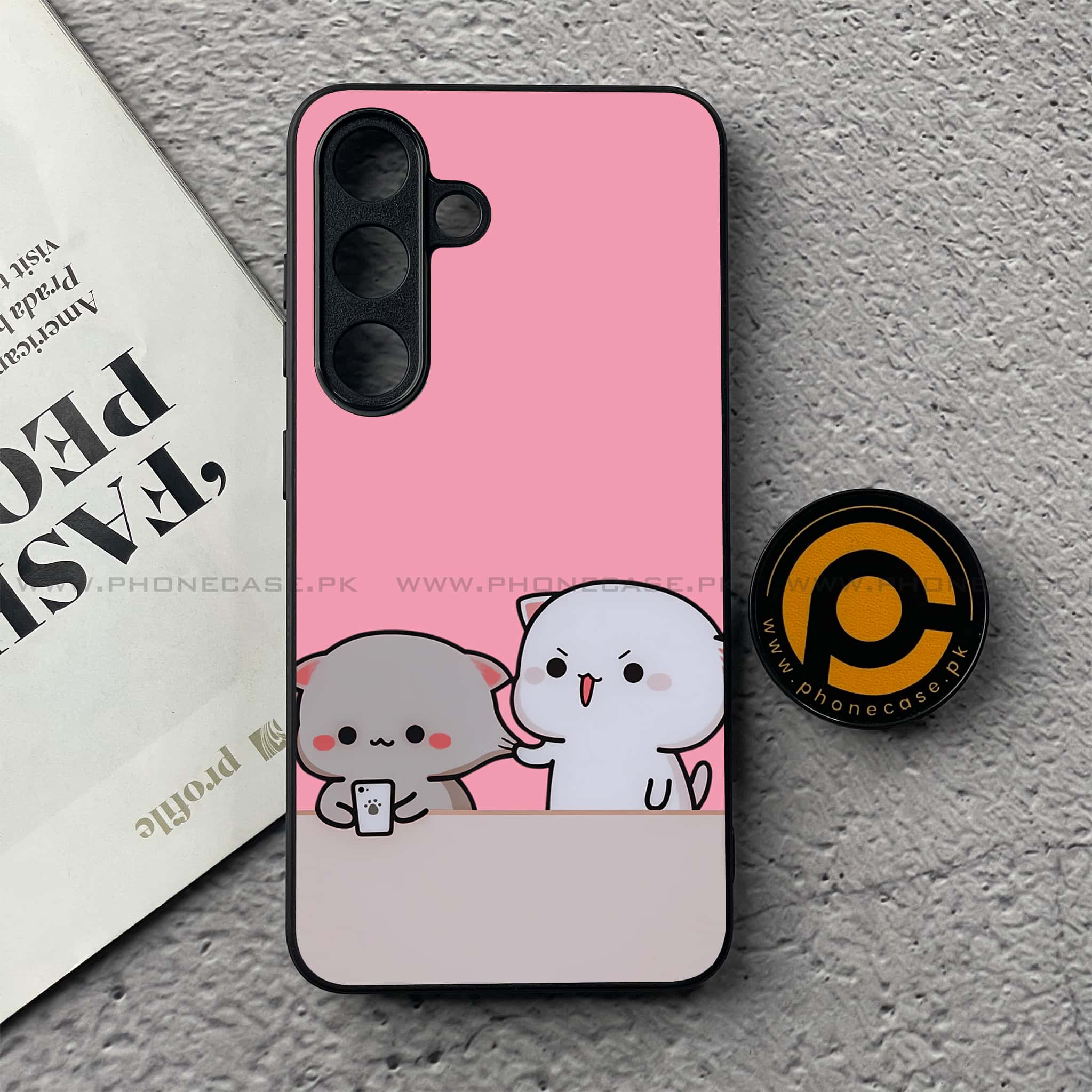 Samsung Galaxy S25 FE - Cute BuBu DuDu Series - Premium Metal Printed soft Bumper shock Proof Case