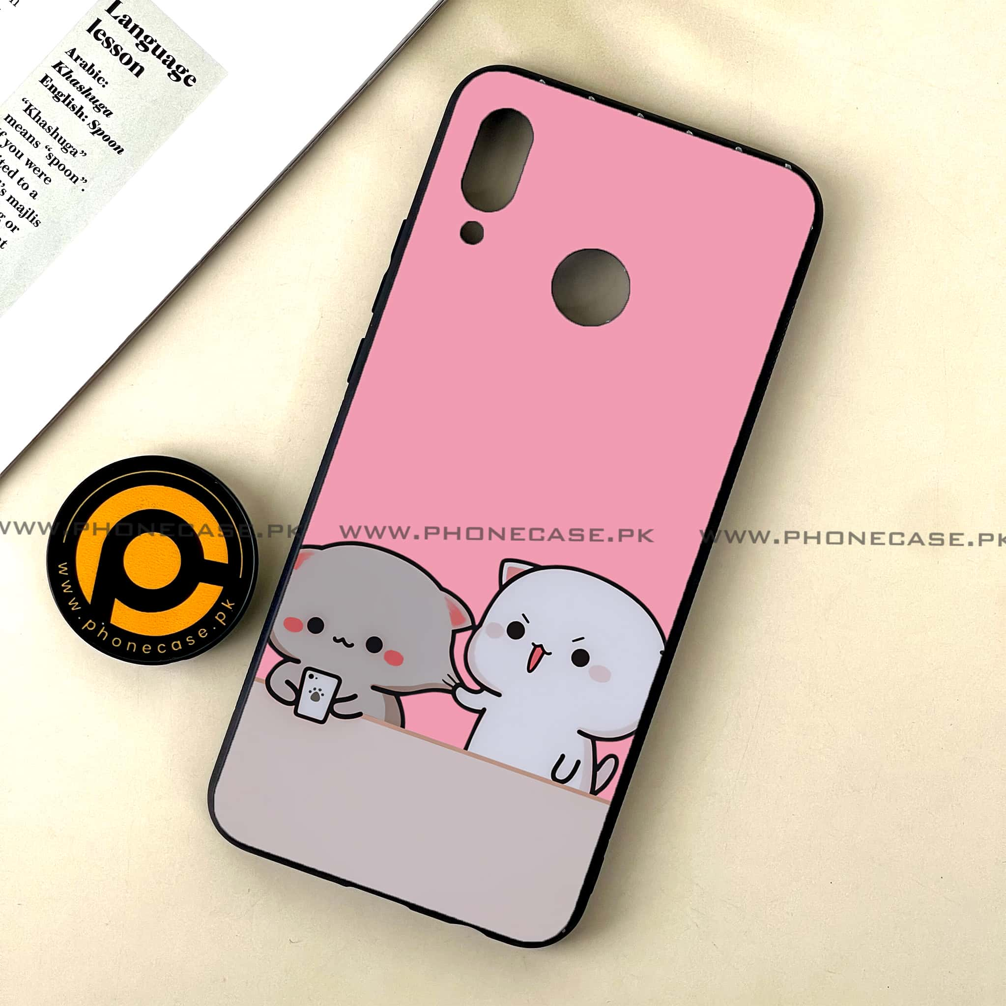 Huawei Nova 3 - Cute BuBu DuDu Series - Premium Printed Glass soft Bumper shock Proof Case