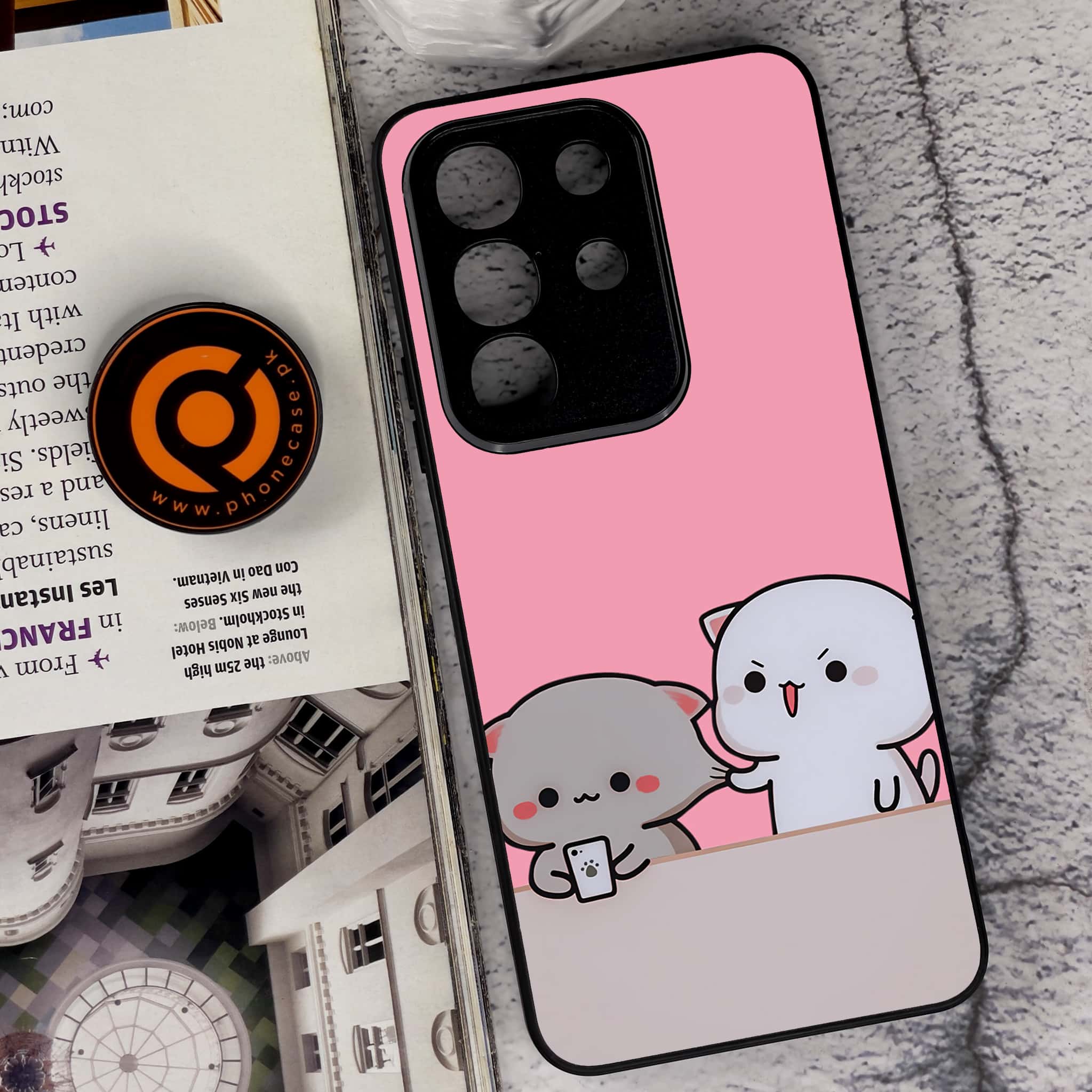 Vivo Y29 4G - Cute BuBu DuDu Series - Premium Metal Printed soft Bumper Shock Proof Case