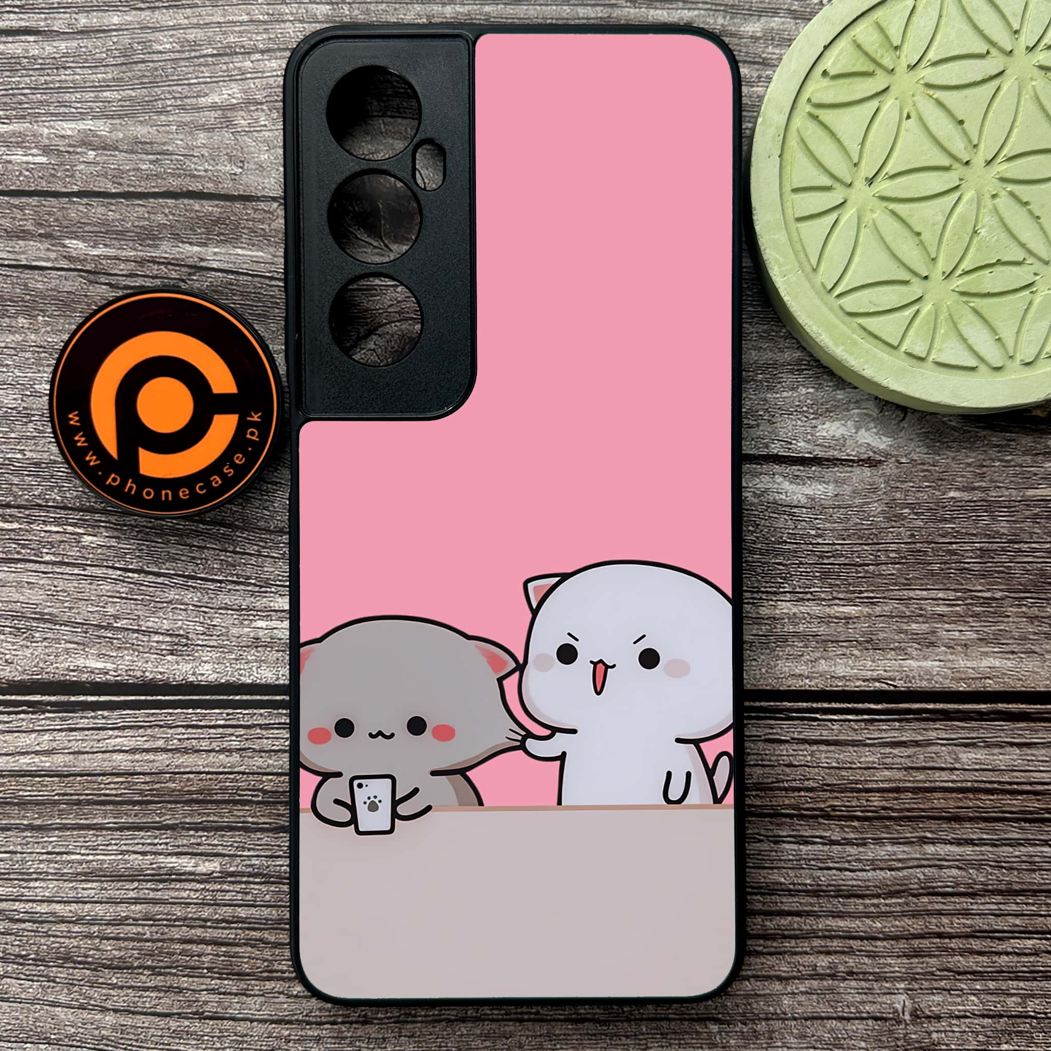 Realme C65  - Cute BuBu DuDu Series - Premium Metal Printed soft Bumper shock Proof Case